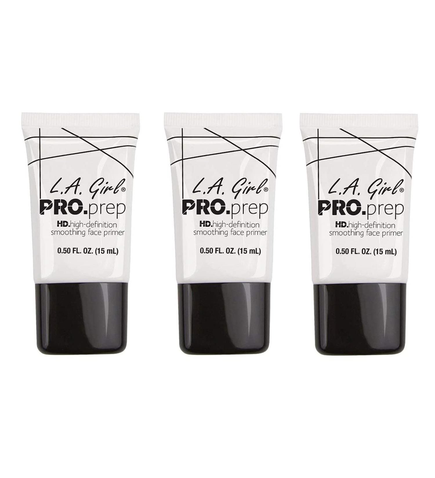 L.A. Girl HD Smoothing Face Primer with Vitamin E 0.5 Fl Oz (Pack of 3) - Assorted Colors - Buy Online on GoSupps.com