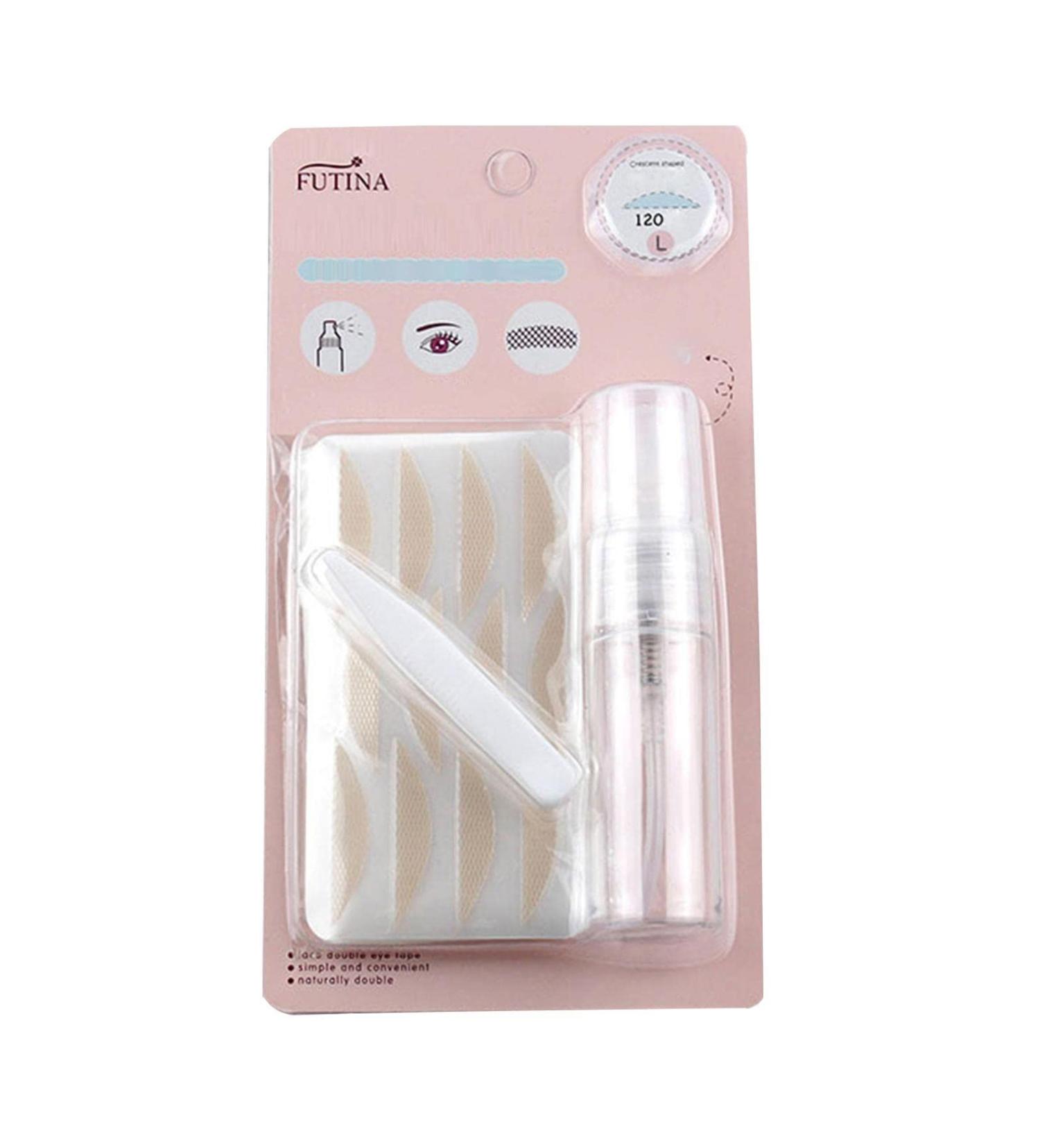Natural Invisible Eyelid Strips 120 Pairs Sweat Proof Lace Double Eyelid Traceless Glue Eyelid Strips Lasting Shape Eyelid Tape for Hooded Eyes Big Eye Tools with Fork Rods and Tweezers L (120 pairs) - Buy Online on GoSupps.com