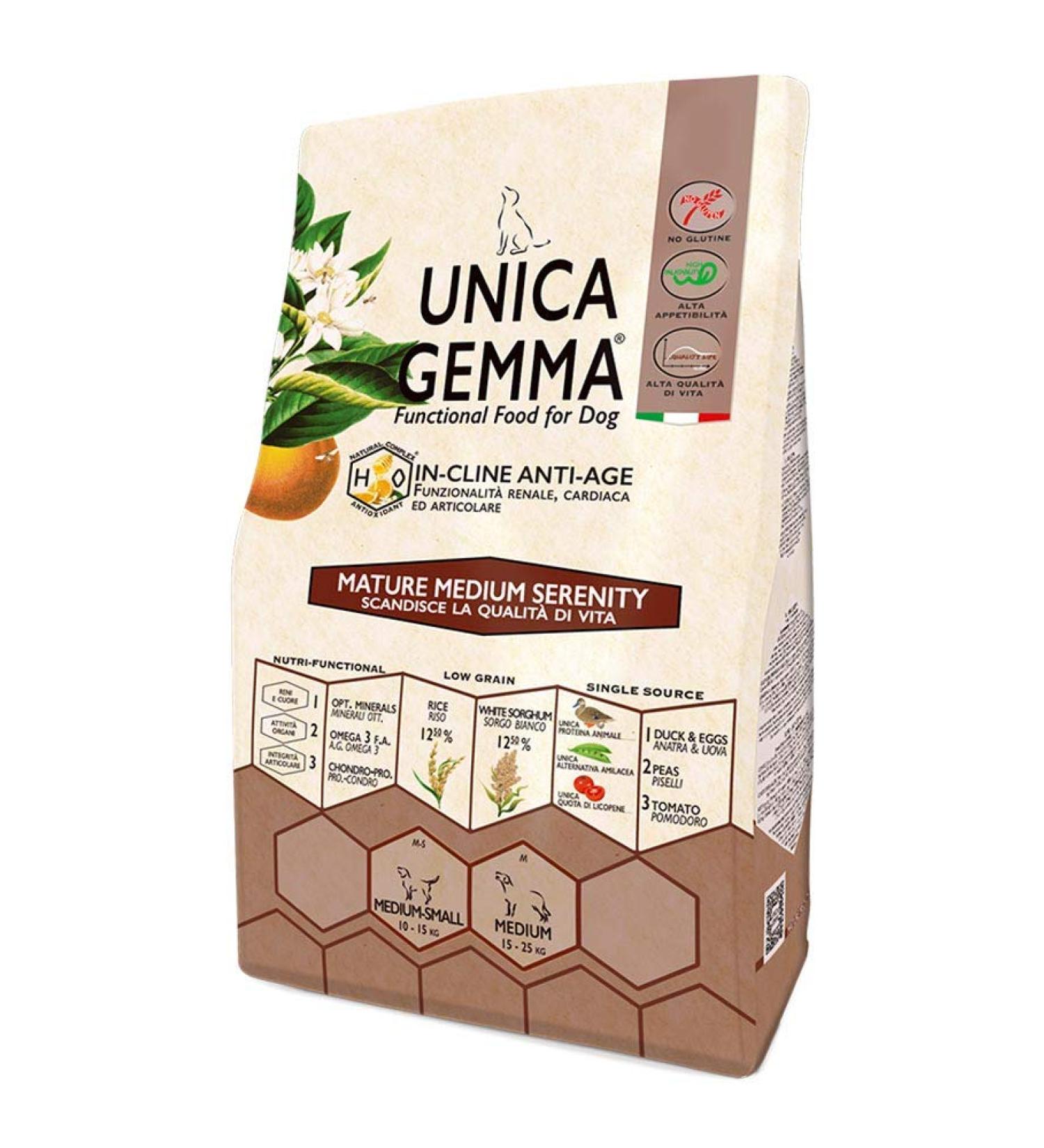 Gemma Mature Medium Serenity Single Dog Food 2 kg.