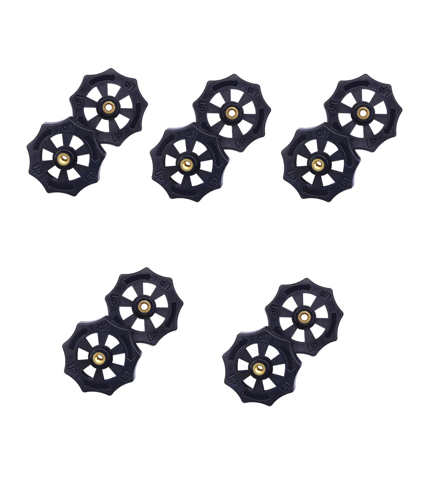 Muloo 10pieces Knurled Copper Nuts Heat Bed Platform Leveling Parts for 3D Printer Platform Screw Calibration Leveling Nut - Buy Online on GoSupps.com