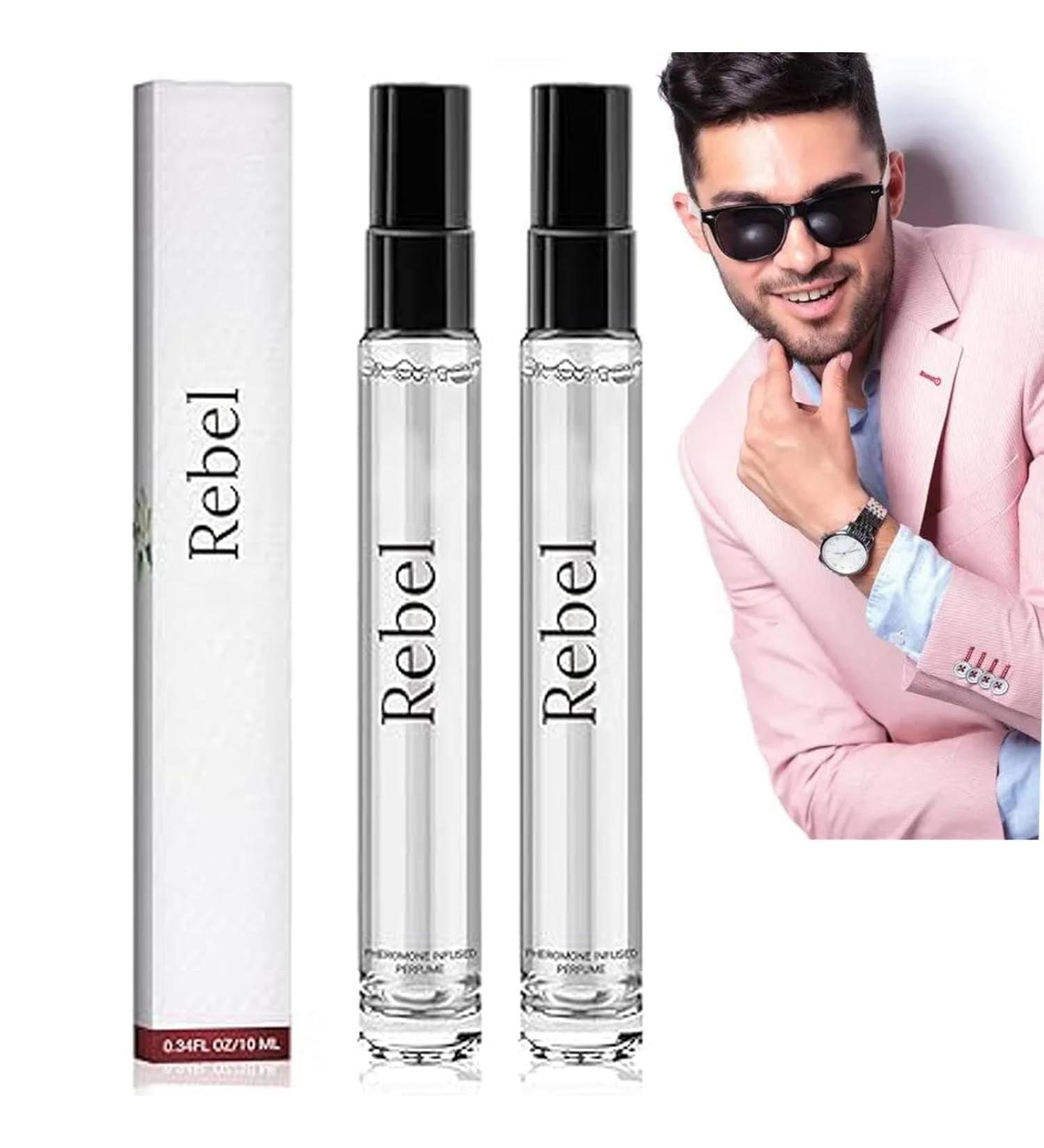 Rebel Pheromone Cologne for Men 2024 New Rebel by Alloura for Men Rebel Alloura Pheromone Cologne Rebel Cologne Pheromone for Men Long Lasting Fragrance 2PCS - Buy Online on GoSupps.com