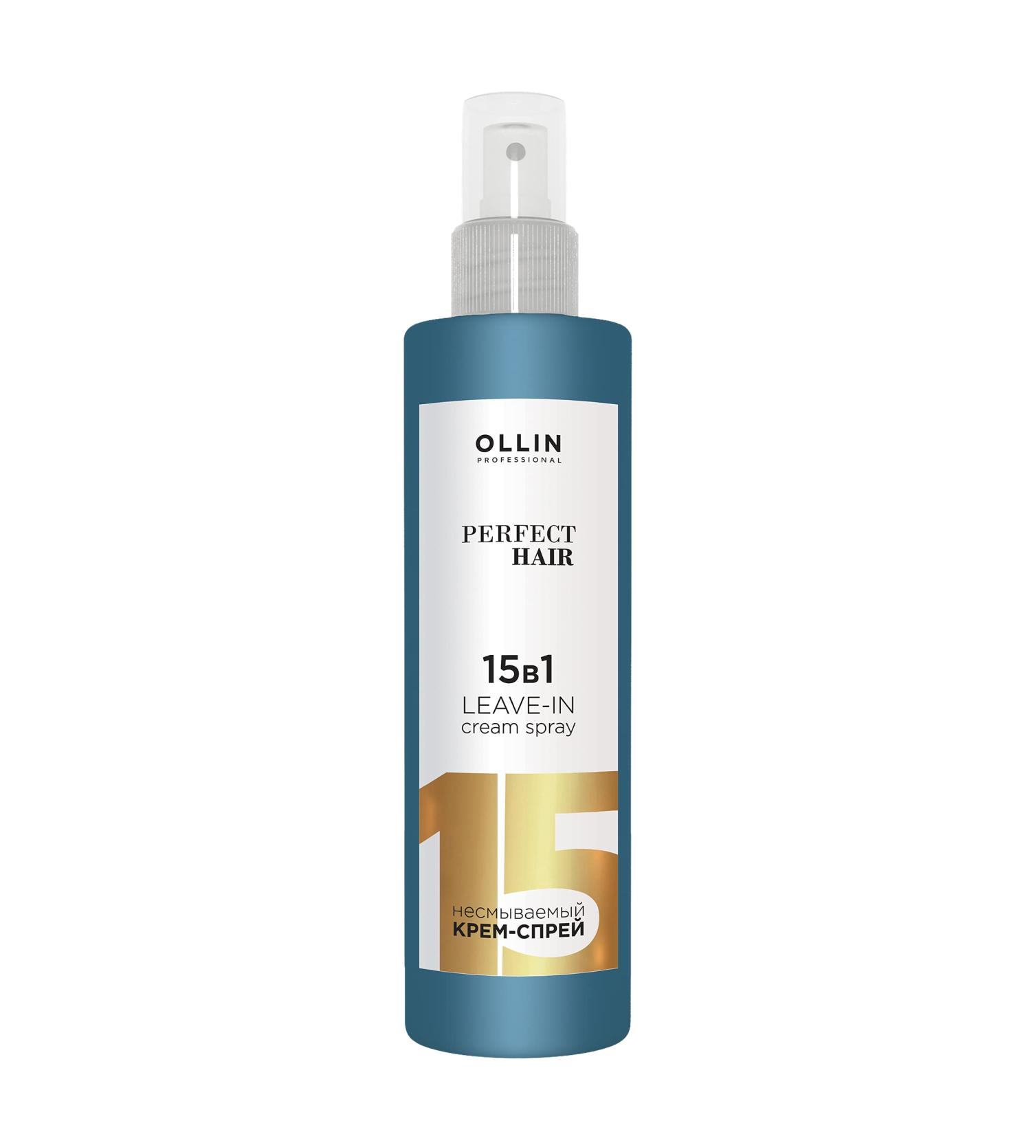 Ollin Perfect Hair 15in1 Leave-in Cream Spray 8.5 oz - Ultimate Hair Treatment - Buy Online on GoSupps.com