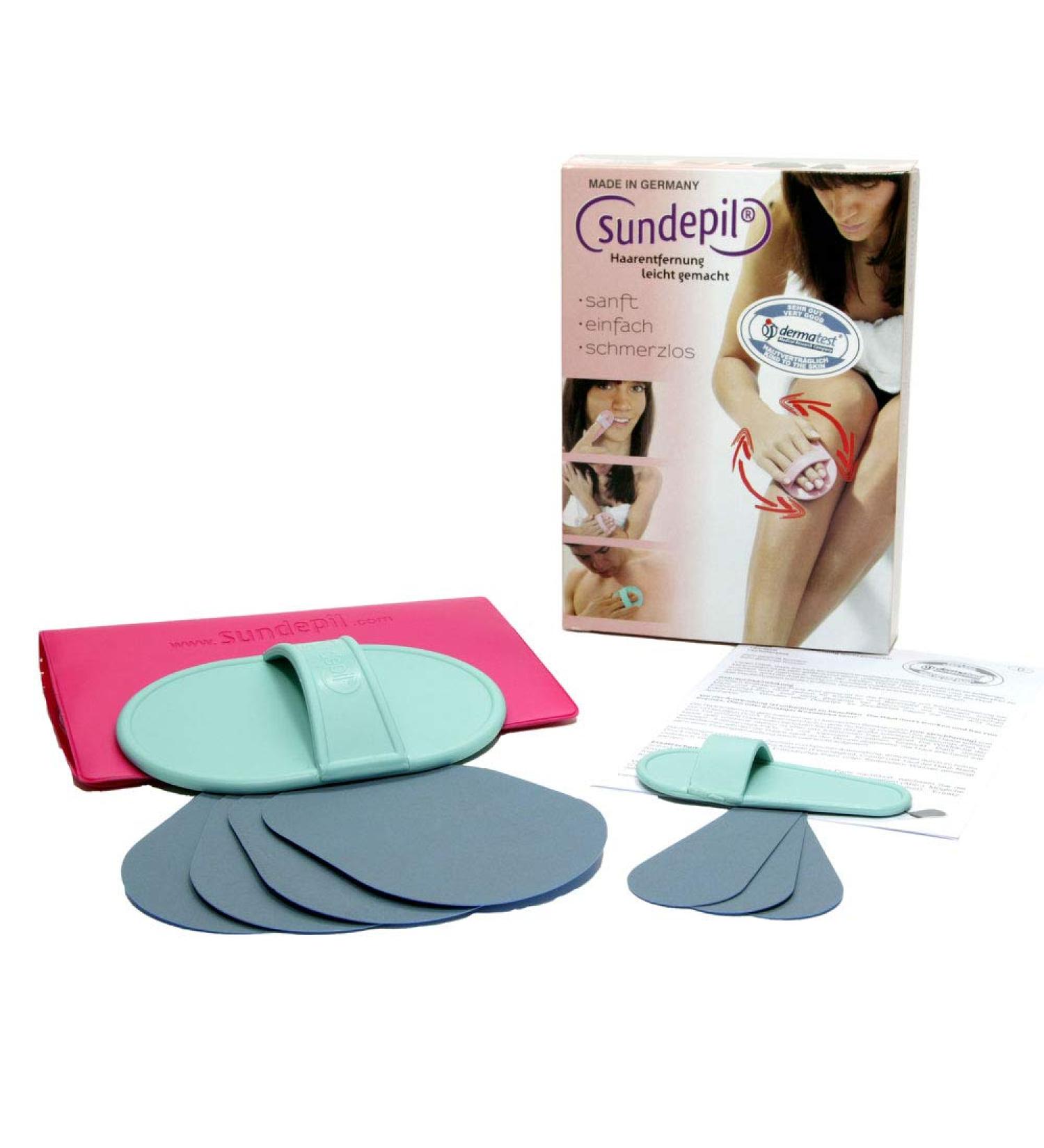Original Sundepil Hair Removal Set - Effortless & Smooth Hair Removal | Shop Internationally - Buy Online on GoSupps.com