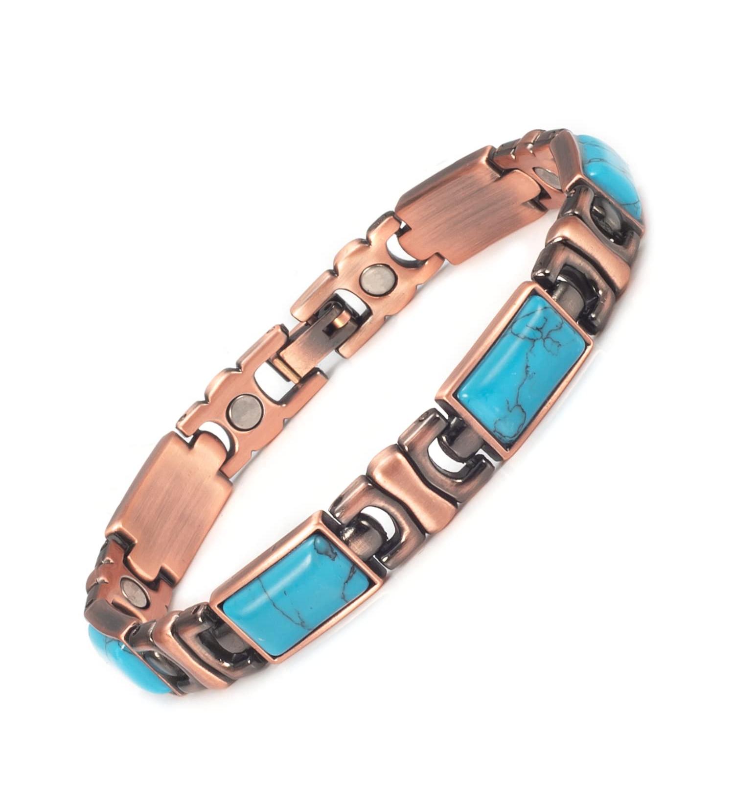 Enercoppex Copper Bracelets for Arthritis & Joints | Pure Magnetic Therapy Jewelry for Pain Relief (COB-0167) - Buy Online on GoSupps.com