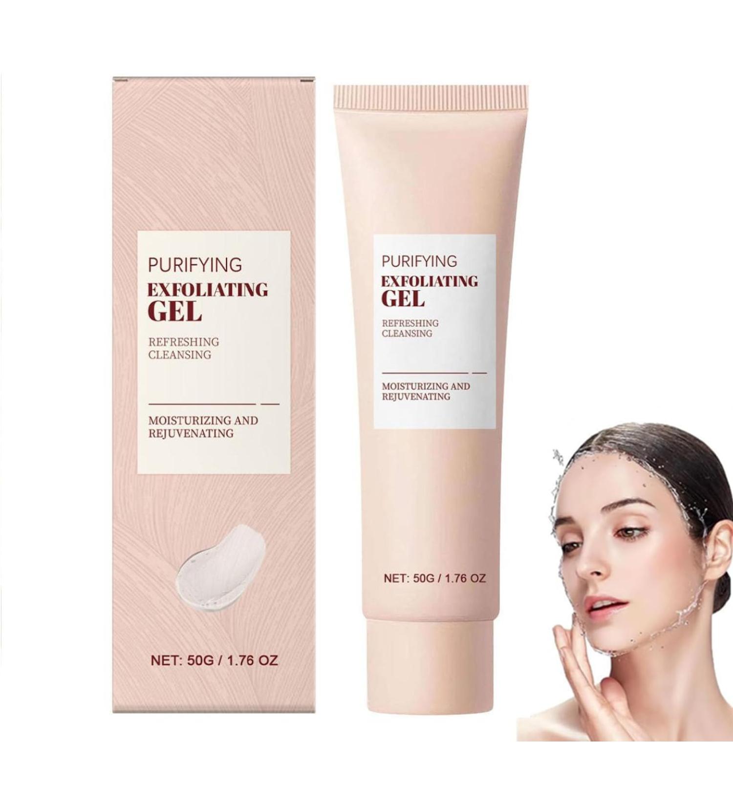 Purifying Exfoliating Gel Purifying Exfoliating Gel Body Exfoliator Face and Body Exfoliating Gel for Exfoliating Oil Control Blackhead Removal 50ML - Buy Online on GoSupps.com