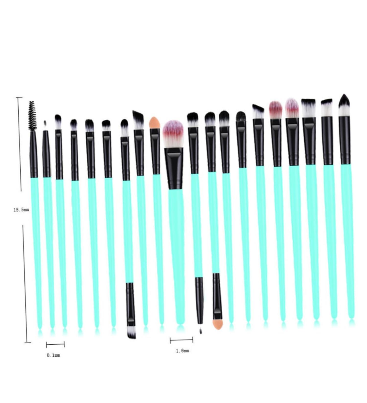 VINTORKY 20pcs Eyeliner Eyeshadow Brush Kit Shadow Eye Shadow Brush Kit Para Pesta as Eyeshadow Tools - Buy Online on GoSupps.com