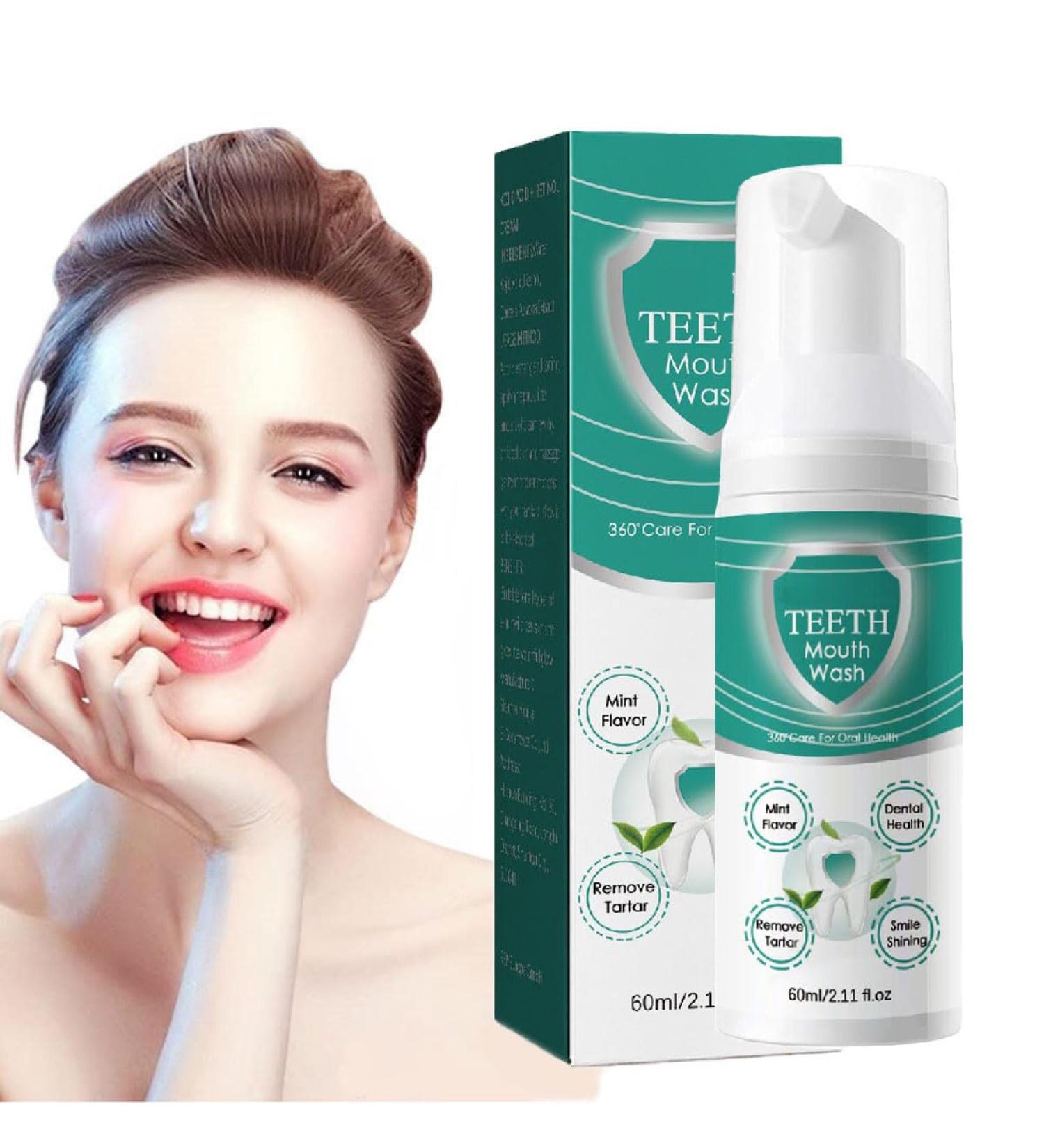 Bright Whitening Teeth Mousse - Deep Clean Repair & Refresh | International Shipping - Buy Online on GoSupps.com