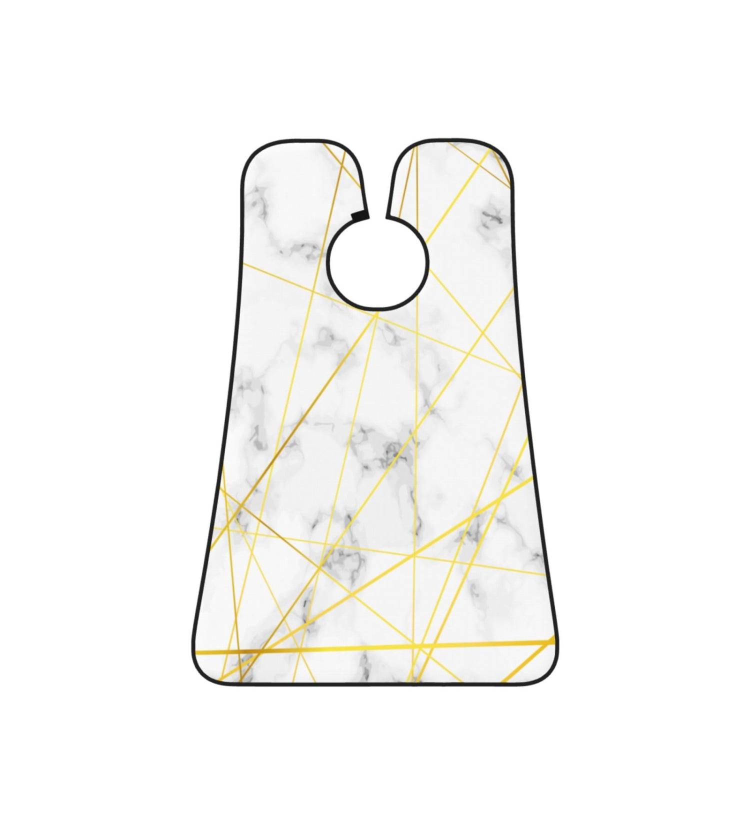 Marble Geometric Line Beard Bib | Non-Stick Grooming Cloth for Shaving & Trimming | Ideal Gifts for Men - Buy Online on GoSupps.com