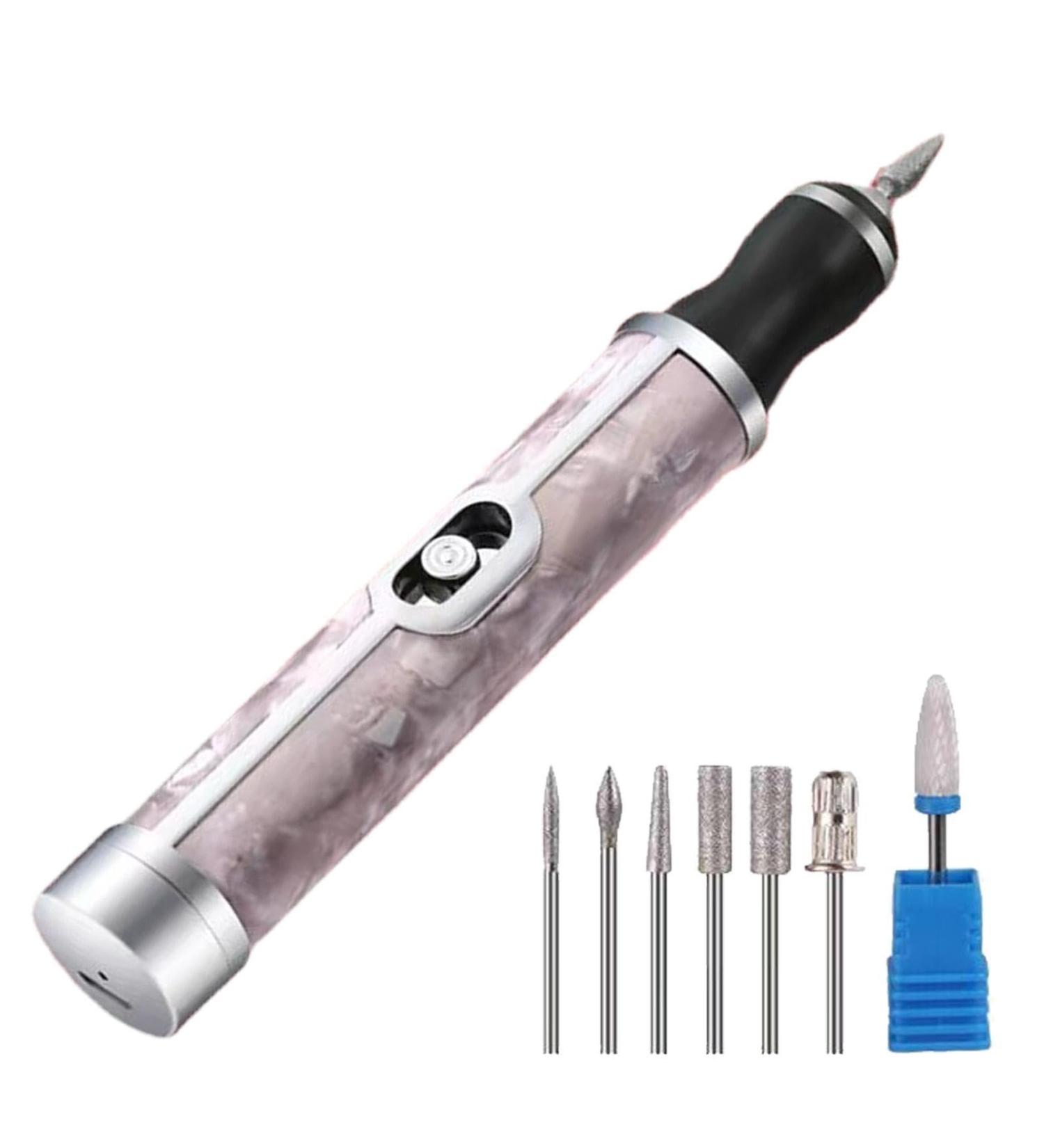 Nail Grinder for Human Cordless Manicure And Pedicure Set 4 Speeds Electric Nail File Portable Electric Nail Grinder 4 Speeds Professional Nail Removing Acrylic Nail Tools for Edge Polishing Grinding Pink - Buy Online on GoSupps.com