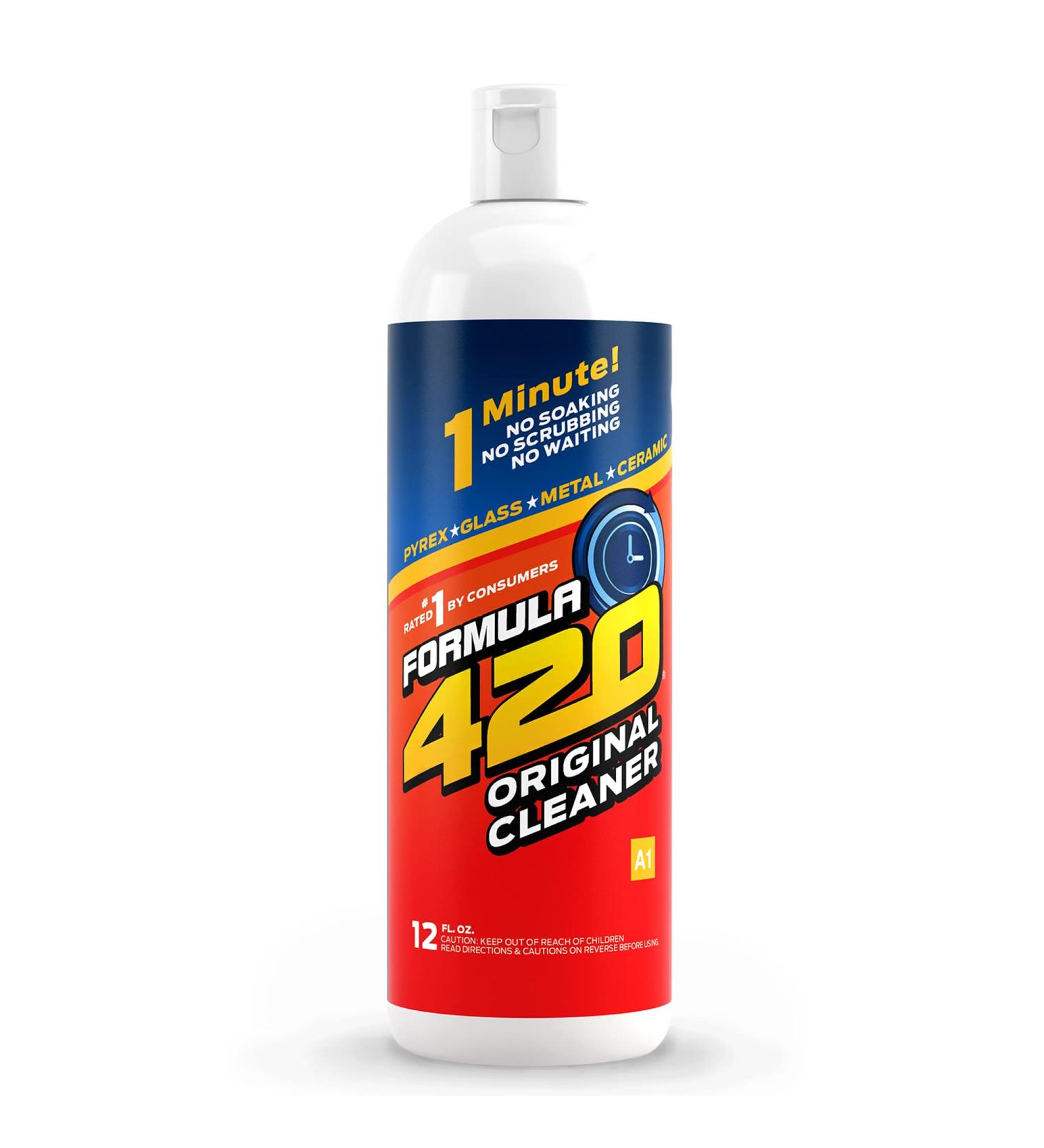 Formula 420 Cleaner - Ultimate Glass Metal & Ceramic Cleanser - 12 FL OZ | Best International Shipping - Buy Online on GoSupps.com
