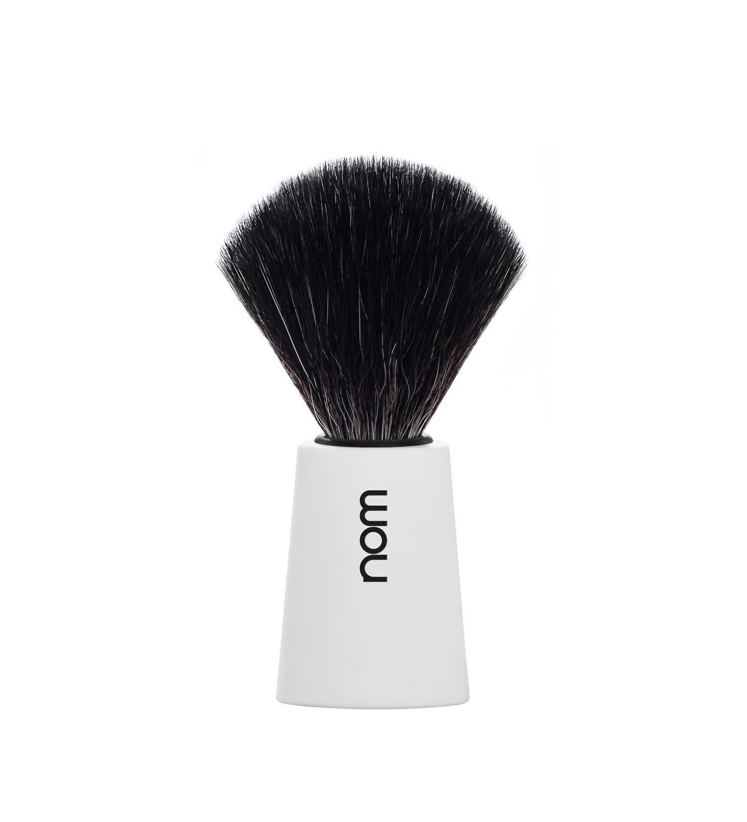 Nom shaving brush white vegan