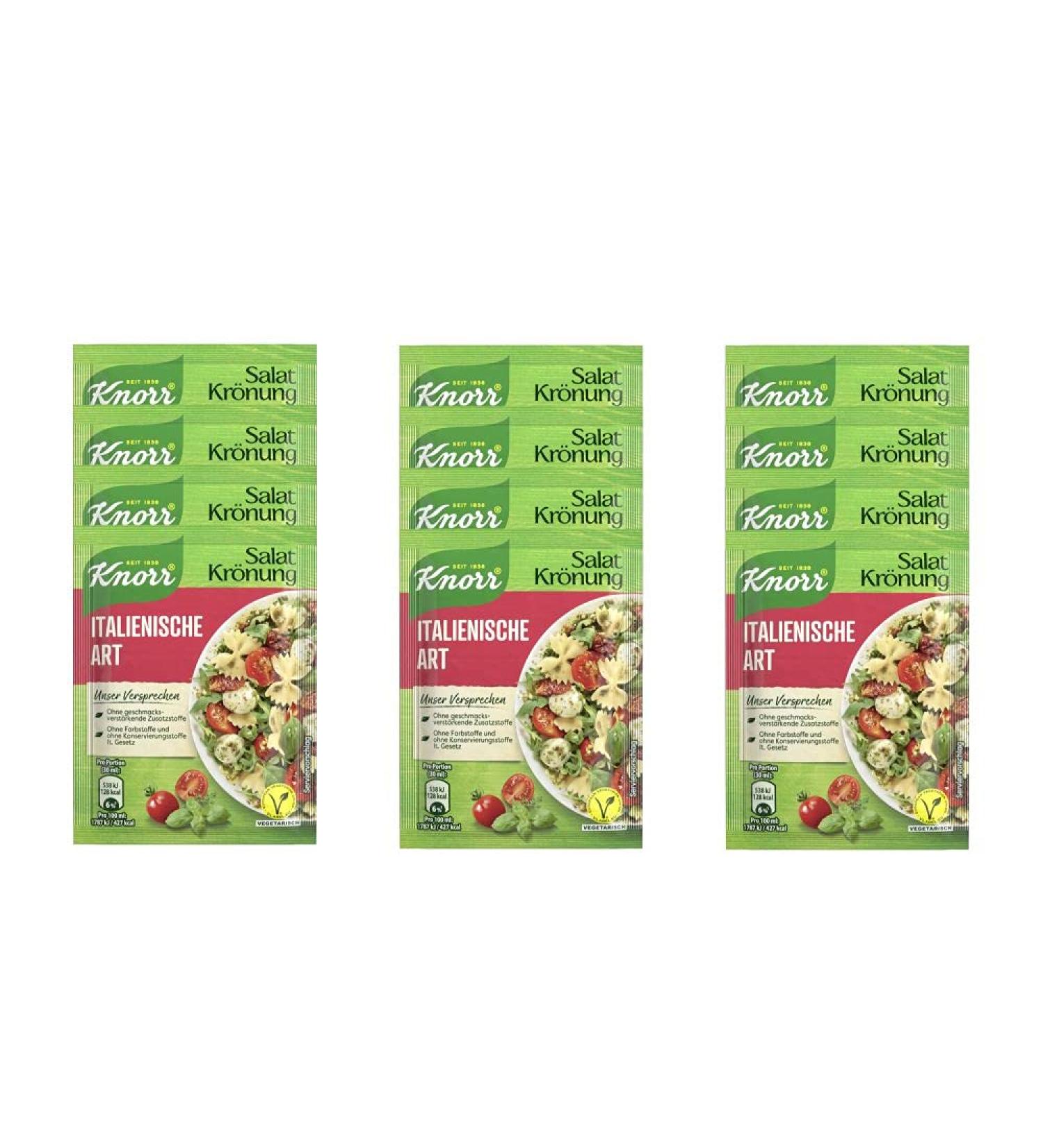 Knorr Salad Dressing Italian Style - Natural Ingredients for Delicious Salads | 15x 5 Pack - Buy Internationally - Buy Online on GoSupps.com