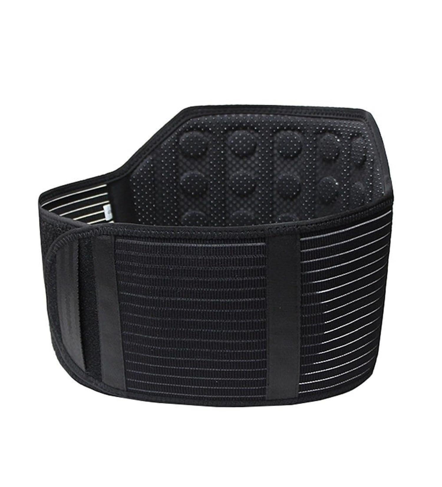 Wgust Self-Heated Back Support | Adjustable Pain Relief for Sciatica Herniated Disc & More | XL Black Lumbar Belt - Buy Online on GoSupps.com