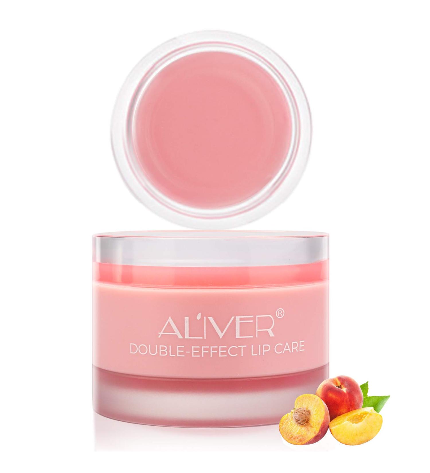 Peach Lip Scrub & Balm | Moisturizer for Dry Cracked Lips - Repair & Hydrate Your Smile - Buy Online on GoSupps.com