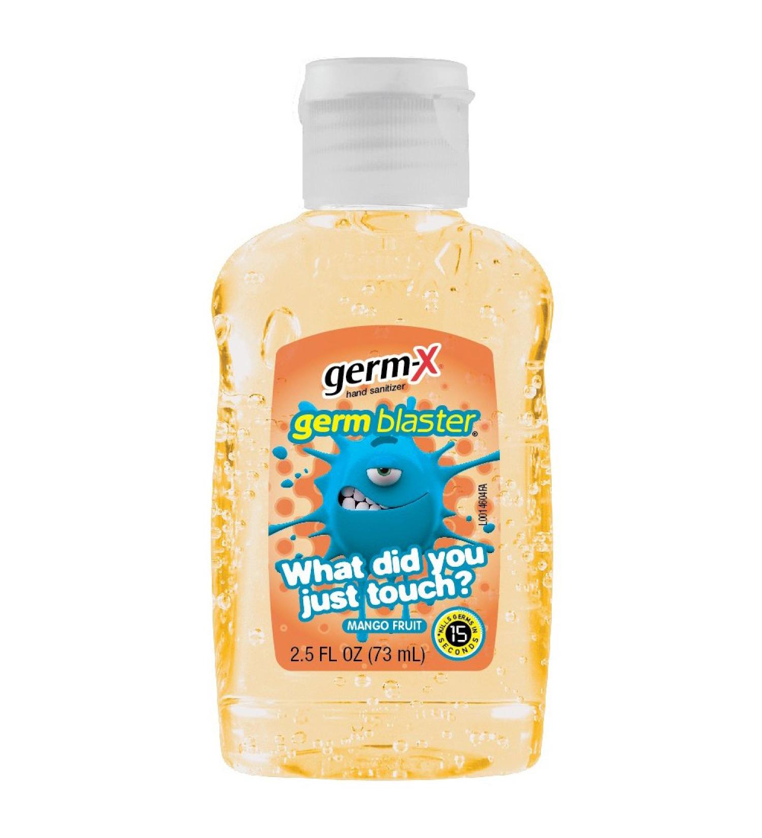 Germ-X Germ Blaster Hand Sanitizer Mango Fruit Travel Size 2.5 Fluid Ounce Mango Fruit 2.5 Fl Oz (Pack of 1)