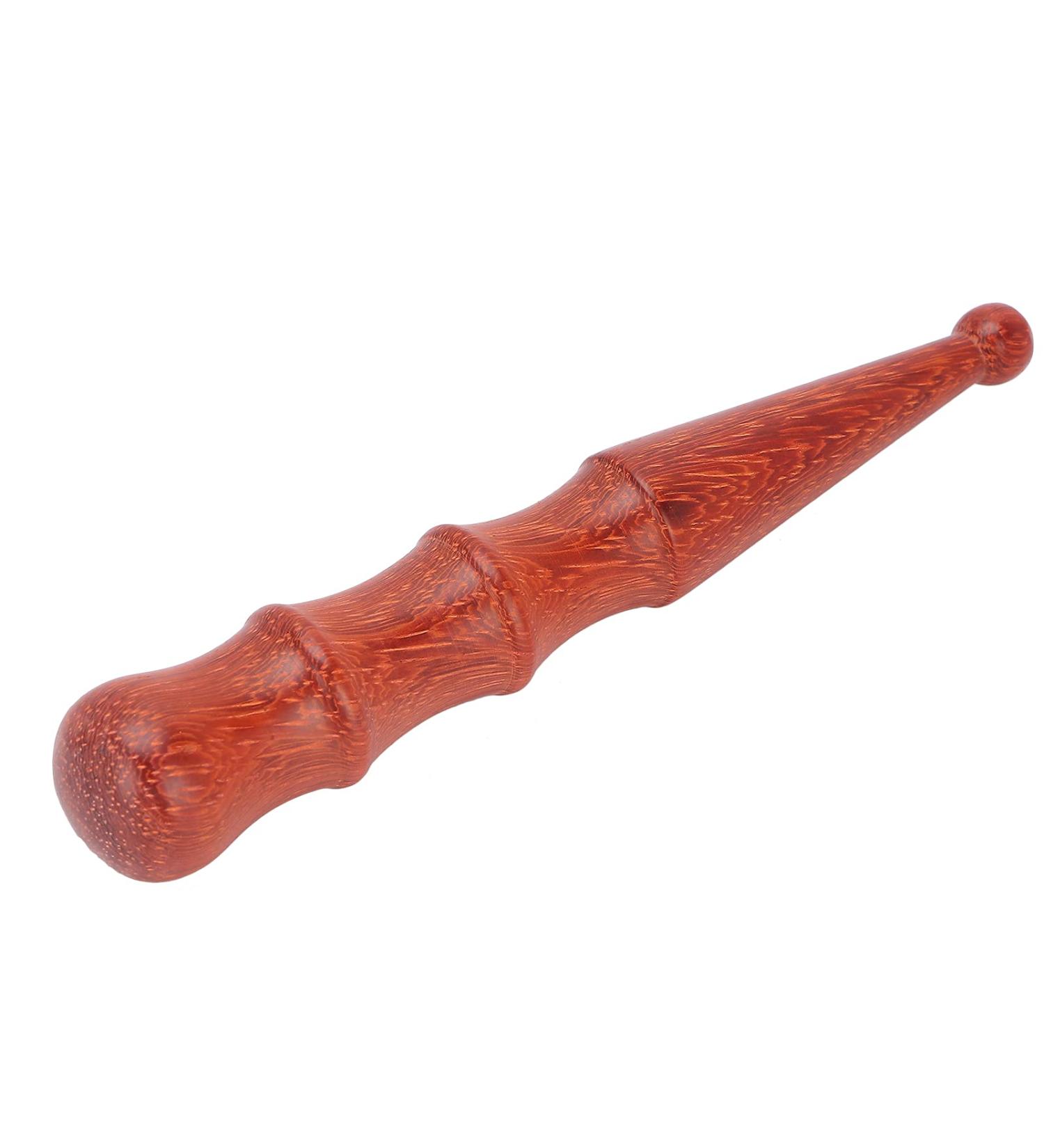 Wood Massage Stick for Pain Relief | Travel-Friendly Foot & Hand Therapy Device | Wave-Shaped Structure for Neck Waist Back & Arms - Buy Online on GoSupps.com