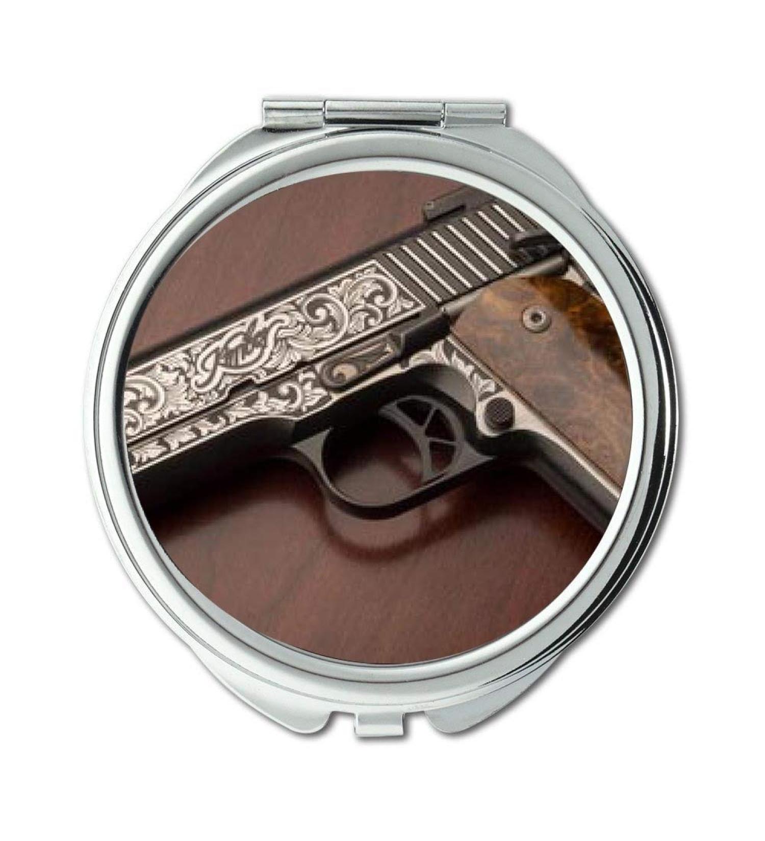 Mirror Compact Mirror gun safe Round Mirror all gun pocket mirror portable mirror - Buy Online on GoSupps.com