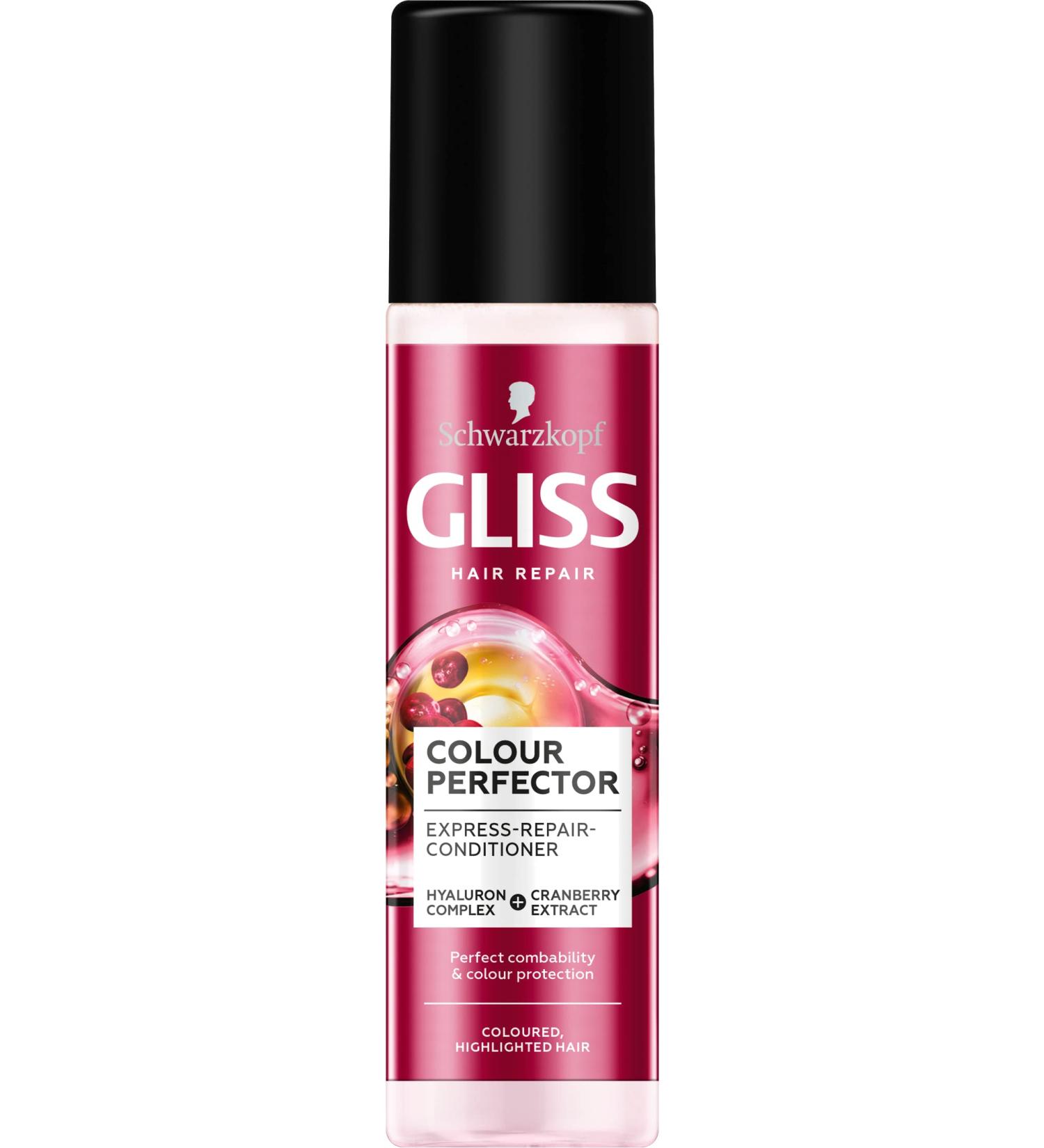 Schwarzkopf Gliss Colour Perfector Express Conditioner 200ml - Best for Coloured & Lightened Hair | International Shipping - Buy Online on GoSupps.com