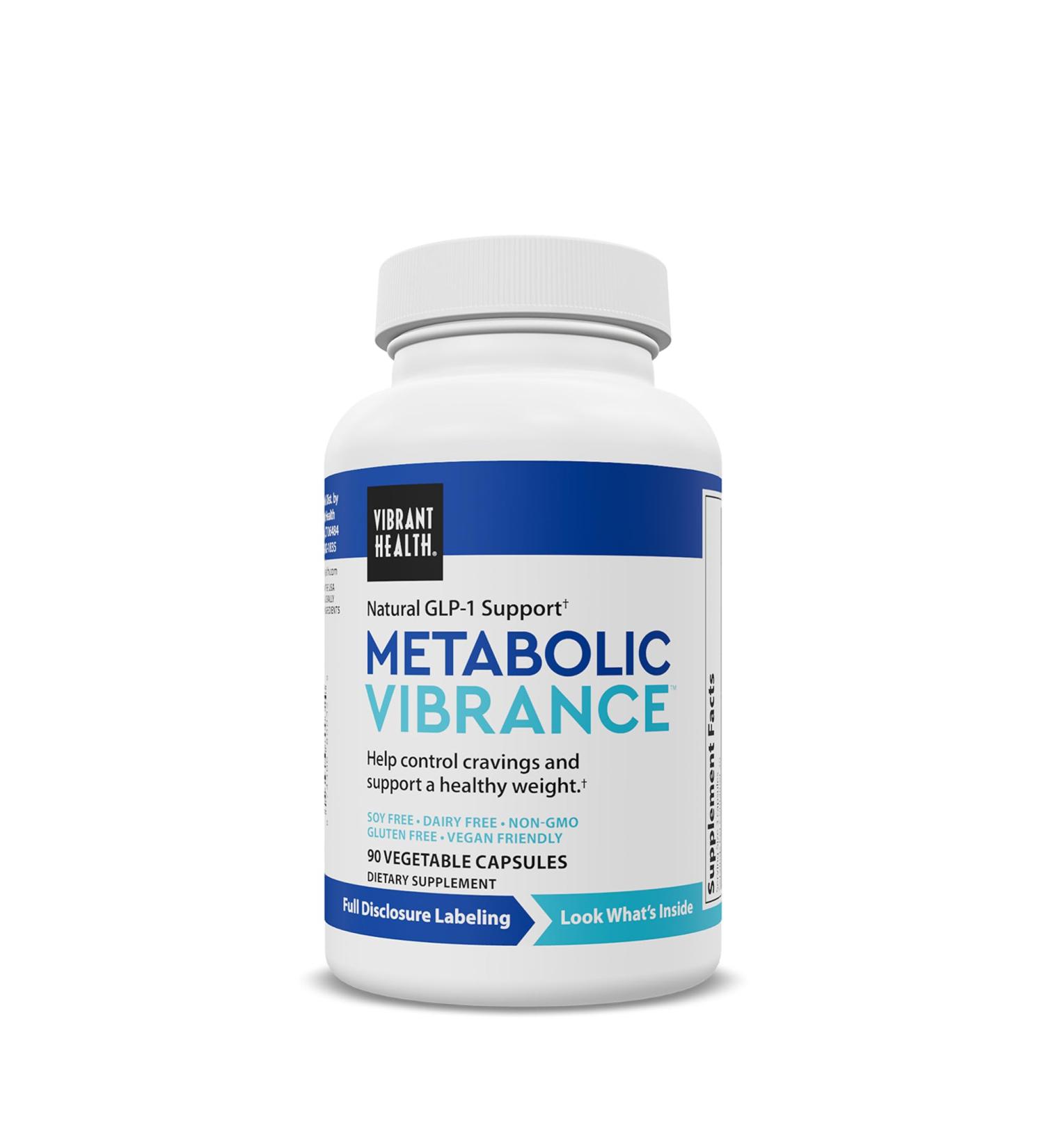 Vibrant Health Metabolic Vibrance Advanced Energy & Metabolism Support with Ayurvedic Botanicals Minerals & Antioxidants Non-GMO Gluten-Free Soy-Free 90 Vegan Capsules - Buy Online on GoSupps.com