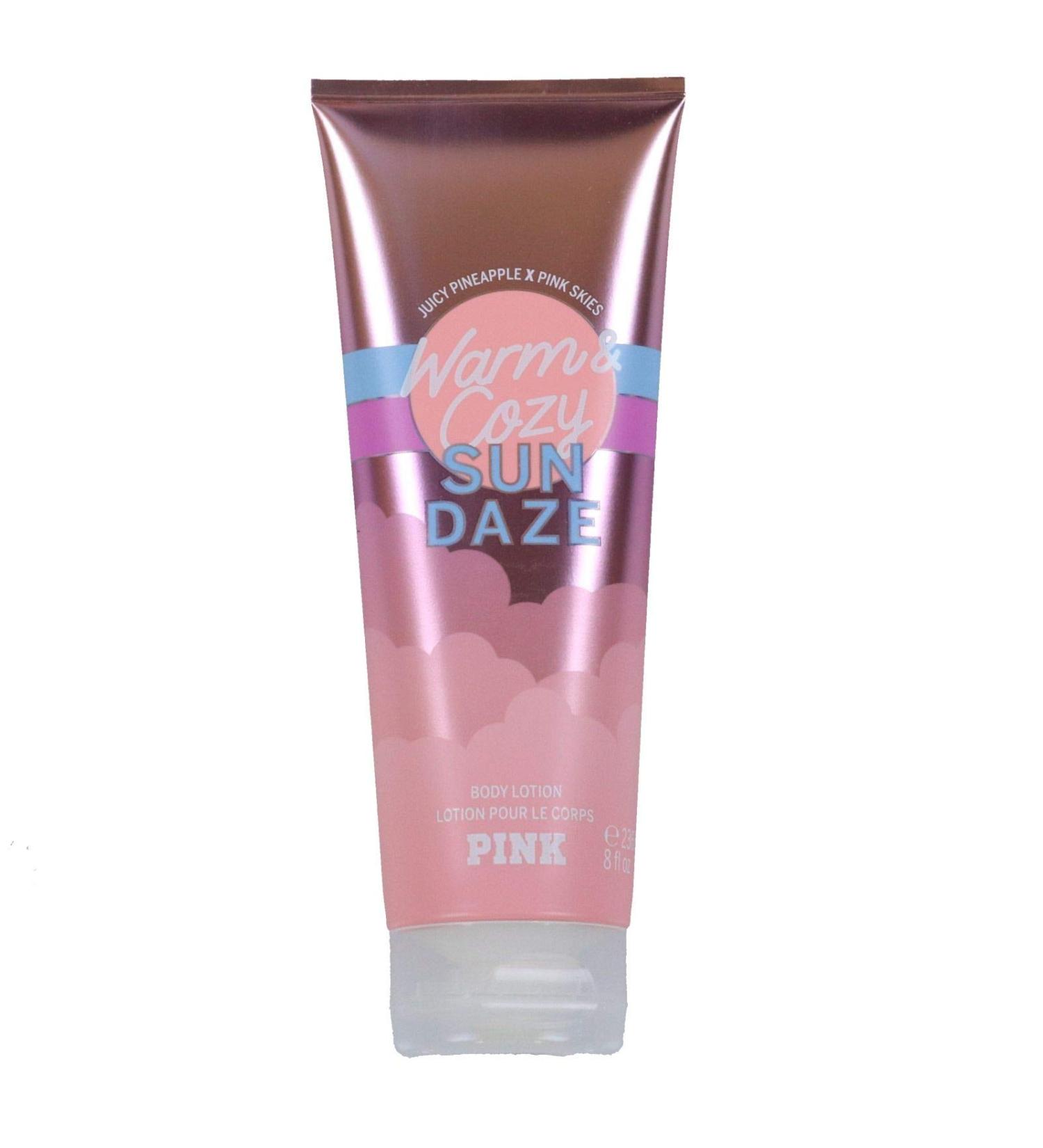 Victoria's Secret Pink Warm & Cozy Sun Daze Scented Body Lotion 8 Fl Oz