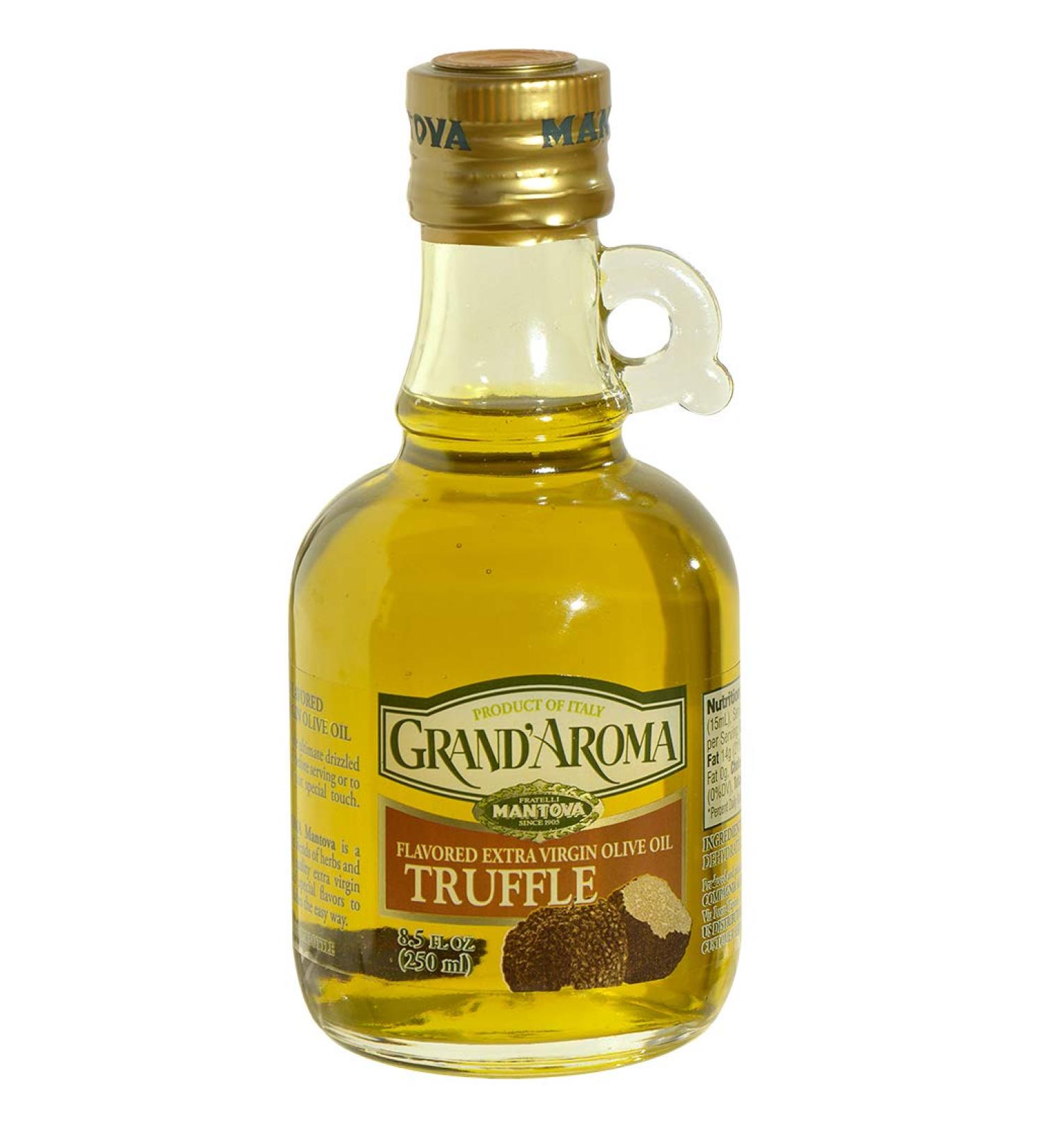 Grand'aroma Truffle Extra Virgin Olive Oil 8.5oz Bottles (Pack of 3) - Rich Truffle Flavor - Buy Online on GoSupps.com