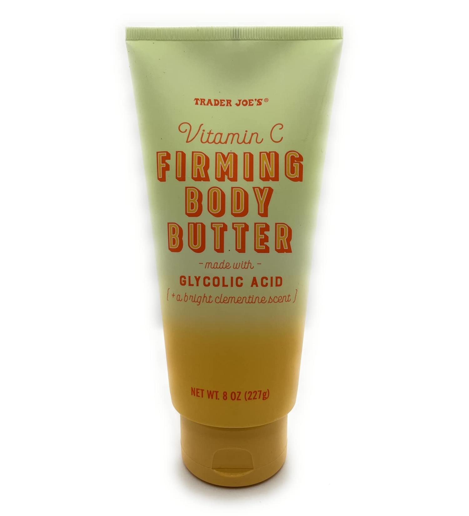 Trader Joe s Vitamin C Firming Body Butter with Glycolic Acid 8 oz (Pack of 1)