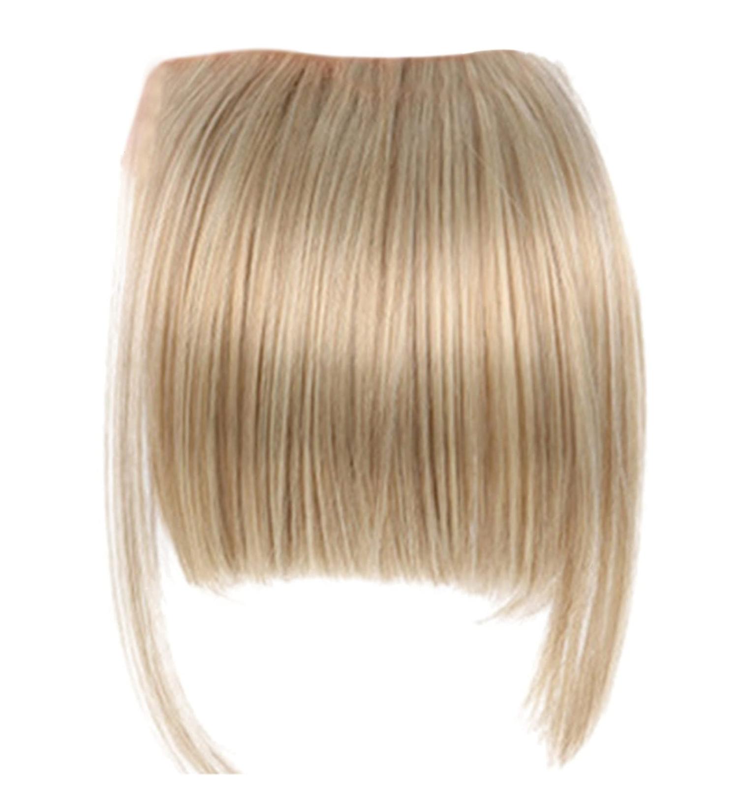 Toppu Air Bangs Hair Clip for Women | Ponytail Wig with Neat Fringe | Hand-Bound Straight Flat Clip-On Hair Extensions - Buy Online on GoSupps.com