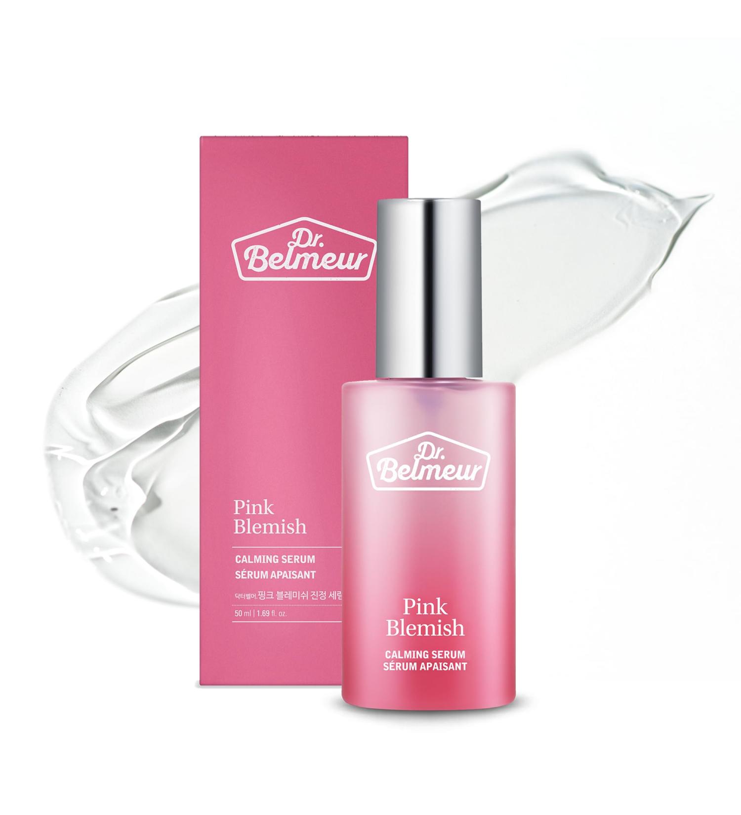 Pink Blemish Calming Serum - Hydrating Korean Skin Care for Sensitive Skin | Vegan Hyaluronic Acid & Niacinamide | 1.7fl oz - Buy Online on GoSupps.com