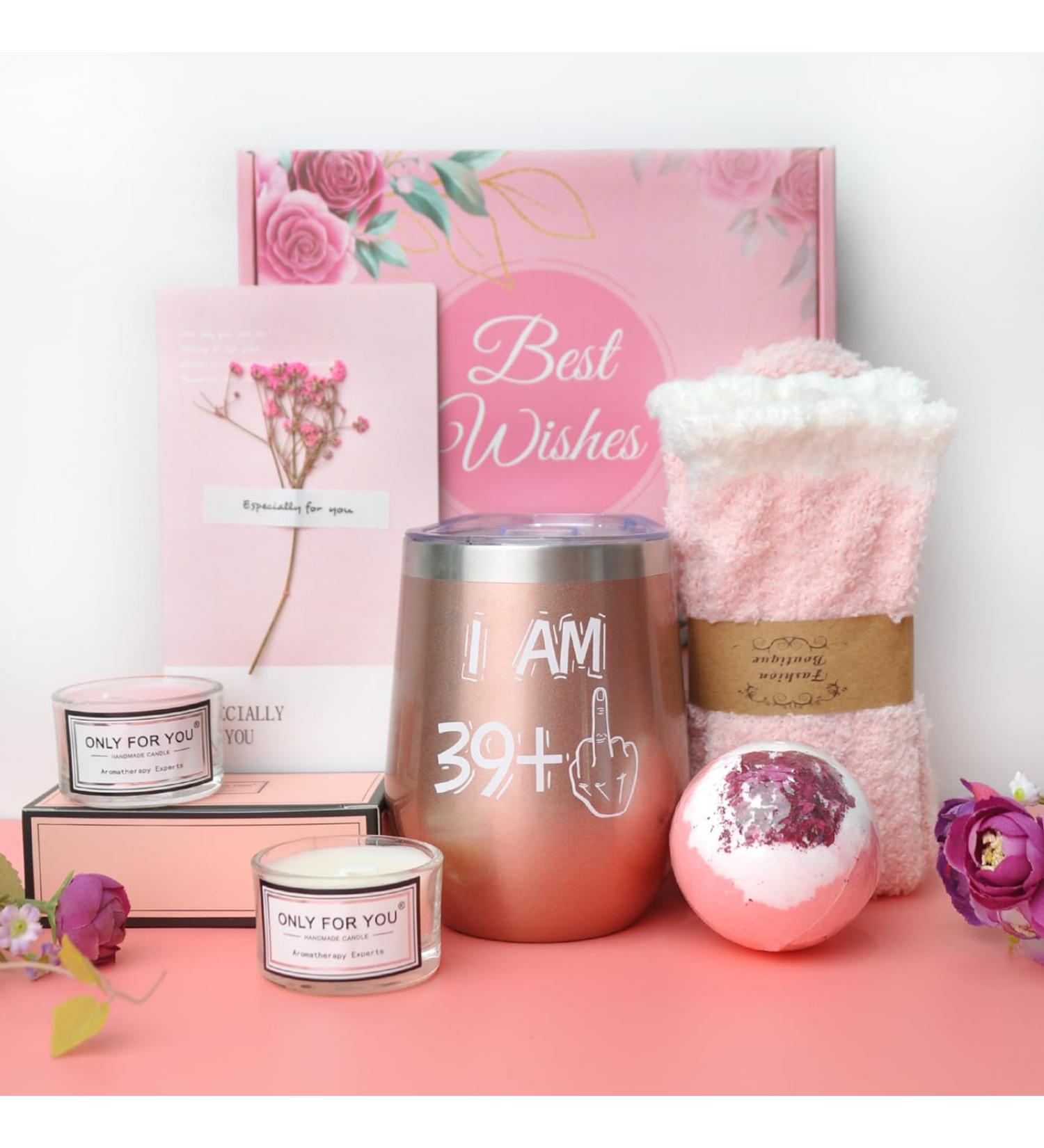 Bokalaka 40: Ultimate 40th Birthday Gifts for Women | Funny & Unique Gift Sets - Buy Online on GoSupps.com