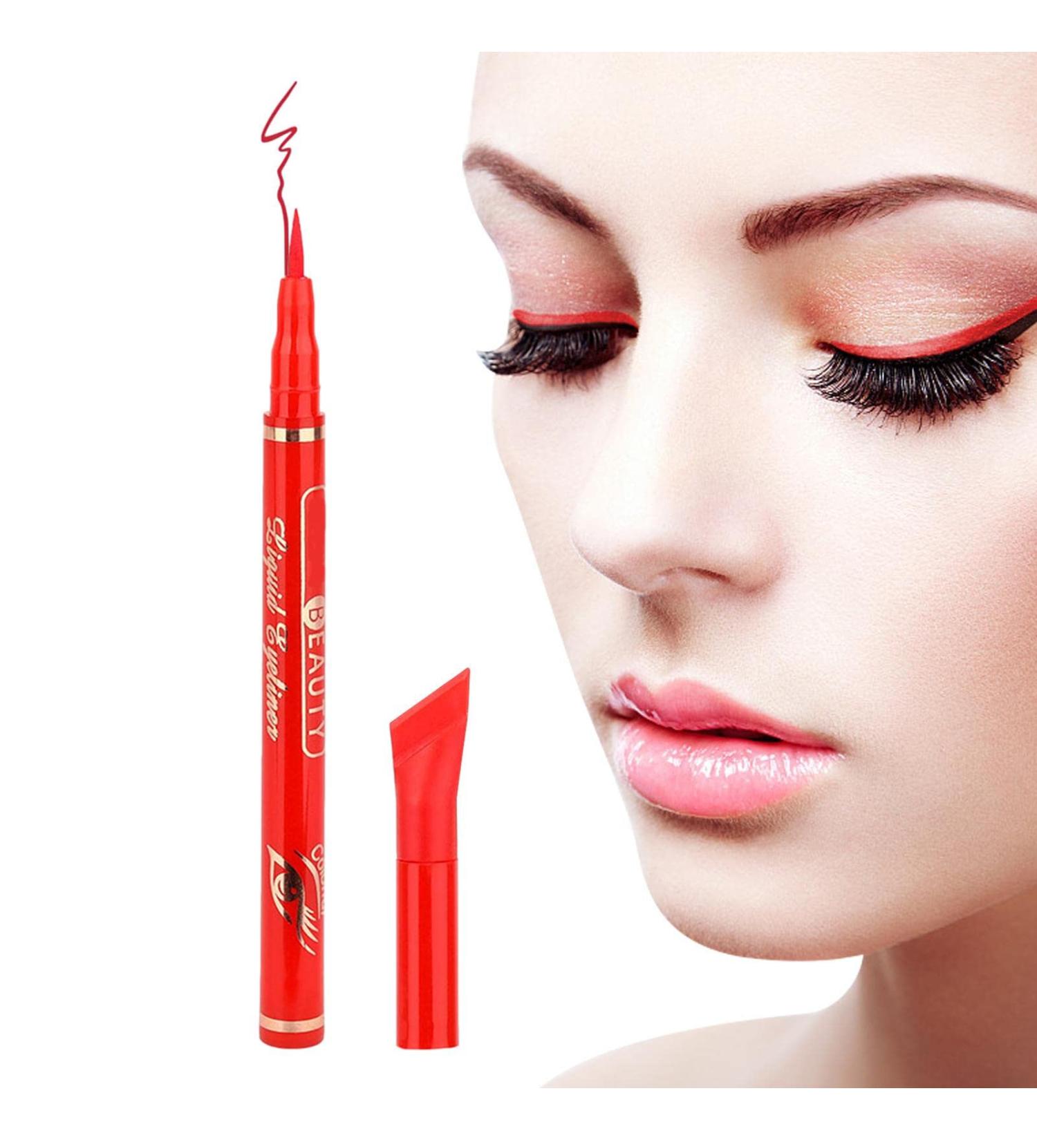 Liquid Eyeliner | Long-lasting Liner Makeup Waterproof Eye Pencil - Quick-dry Smooth Eyeliner Eye Makeup for Leisure Time Vacation Work Daily Dating Pochy Wingtail Eyeliner_02# - Buy Online on GoSupps.com