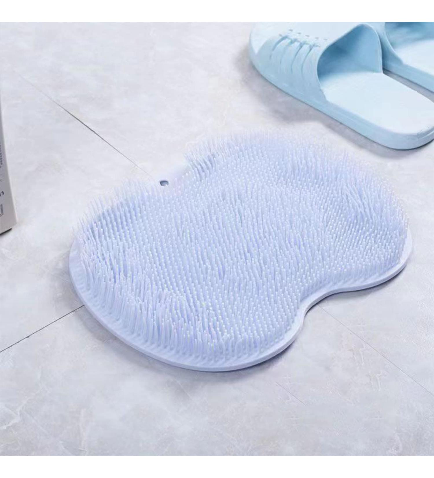 Bestalice XL Foot Scrubber - Large Silicone Shower Massage Pad with Non-Slip Suction Cups | Bathroom Foot Care - Buy Online on GoSupps.com