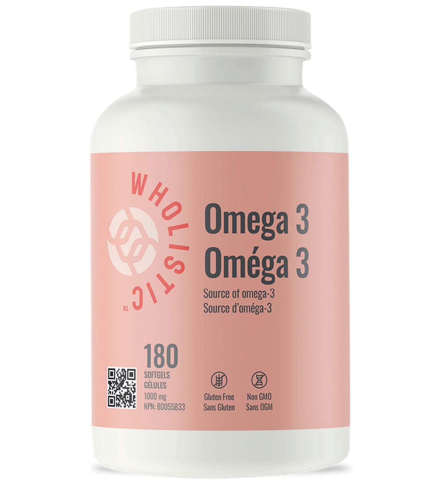 Wholistic Omega-3 - 180 softgels - Buy Online on GoSupps.com