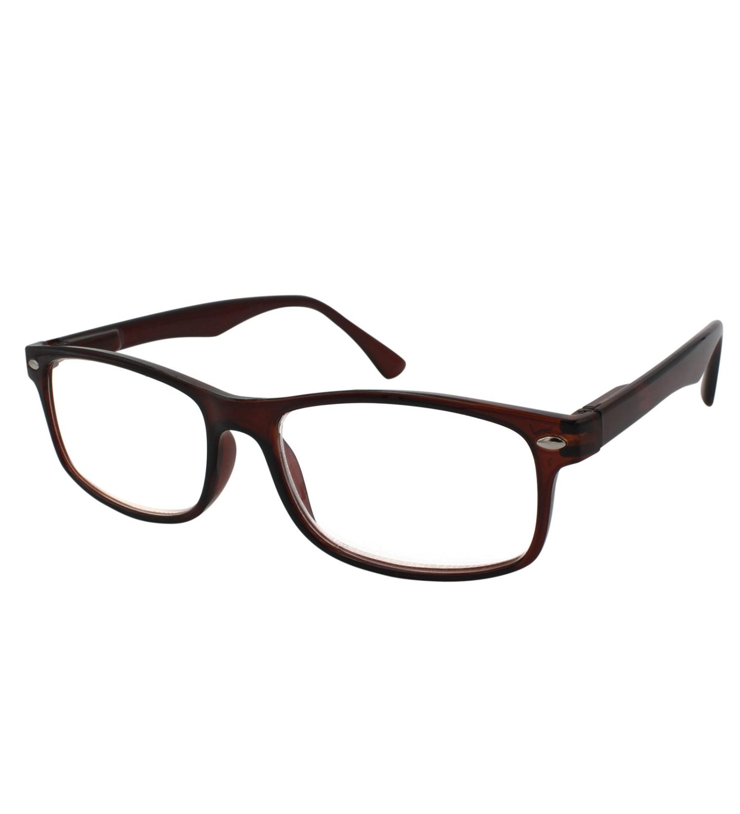 TBOC +3.00 Reading Glasses for Men & Women - Brown - Ideal for PC & Cell Phone Use - Presbyopia Aid - 1 Pack - Buy Online on GoSupps.com