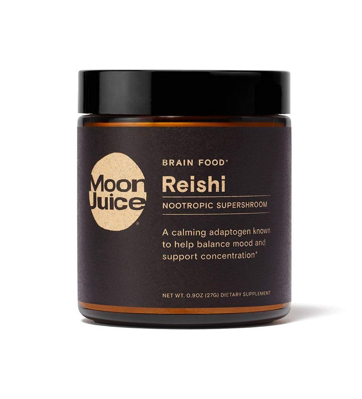 Reishi by Moon Juice - Organic Reishi Mushroom Powder Extract (700mg 1 3 and 1 6 Beta-Glucans per Serving) - Supports Mood Concentration & Healthy Immune System - Vegan Non-GMO (1.3oz) 0.9 Ounce (Pack of 1) - Buy Online on GoSupps.com