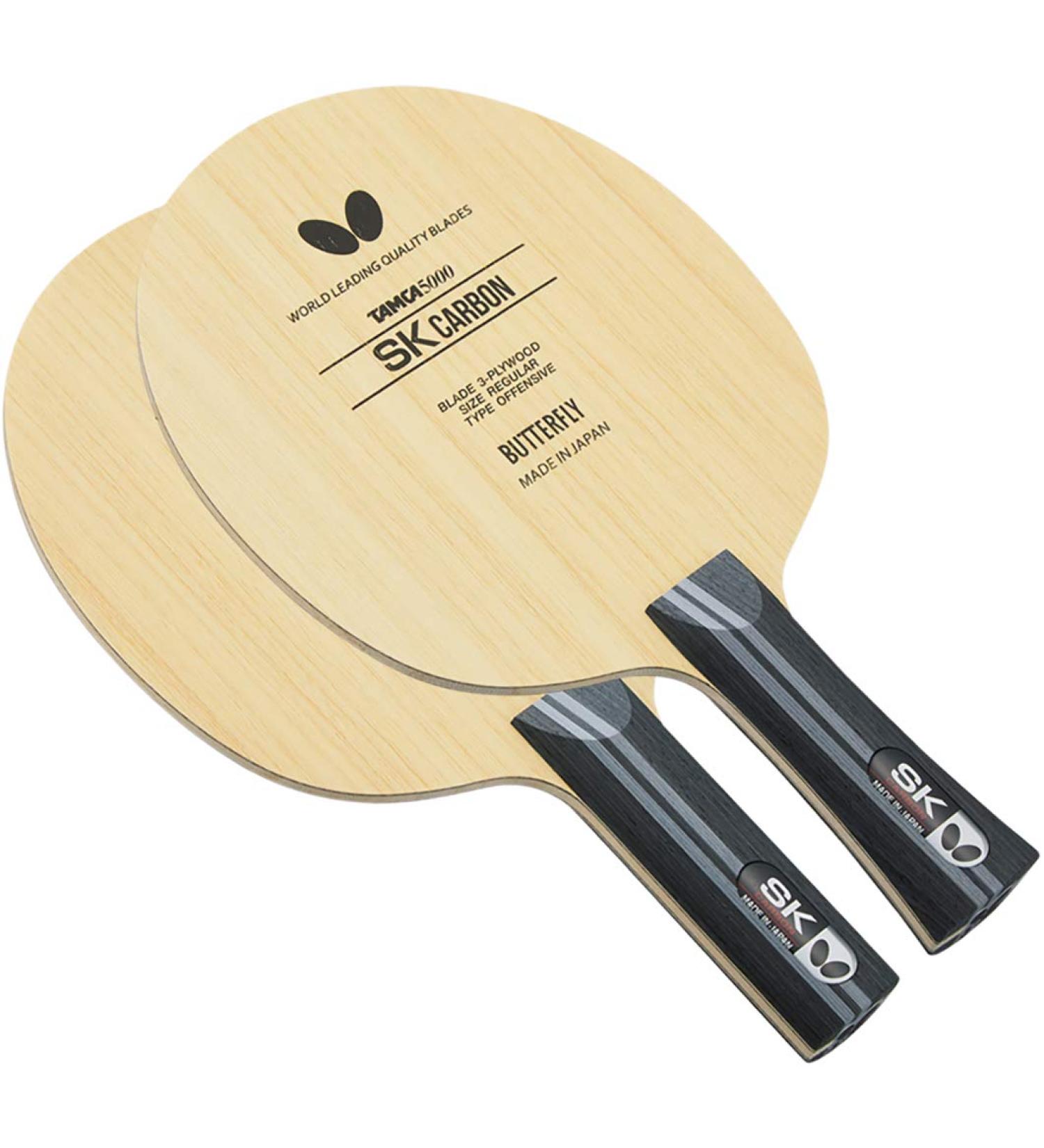 Professional Butterfly SK Carbon Table Tennis Blade - TAMCA 5000 Carbon Fiber - Made in Japan | FL & ST Shakehand Handles - Buy Online on GoSupps.com