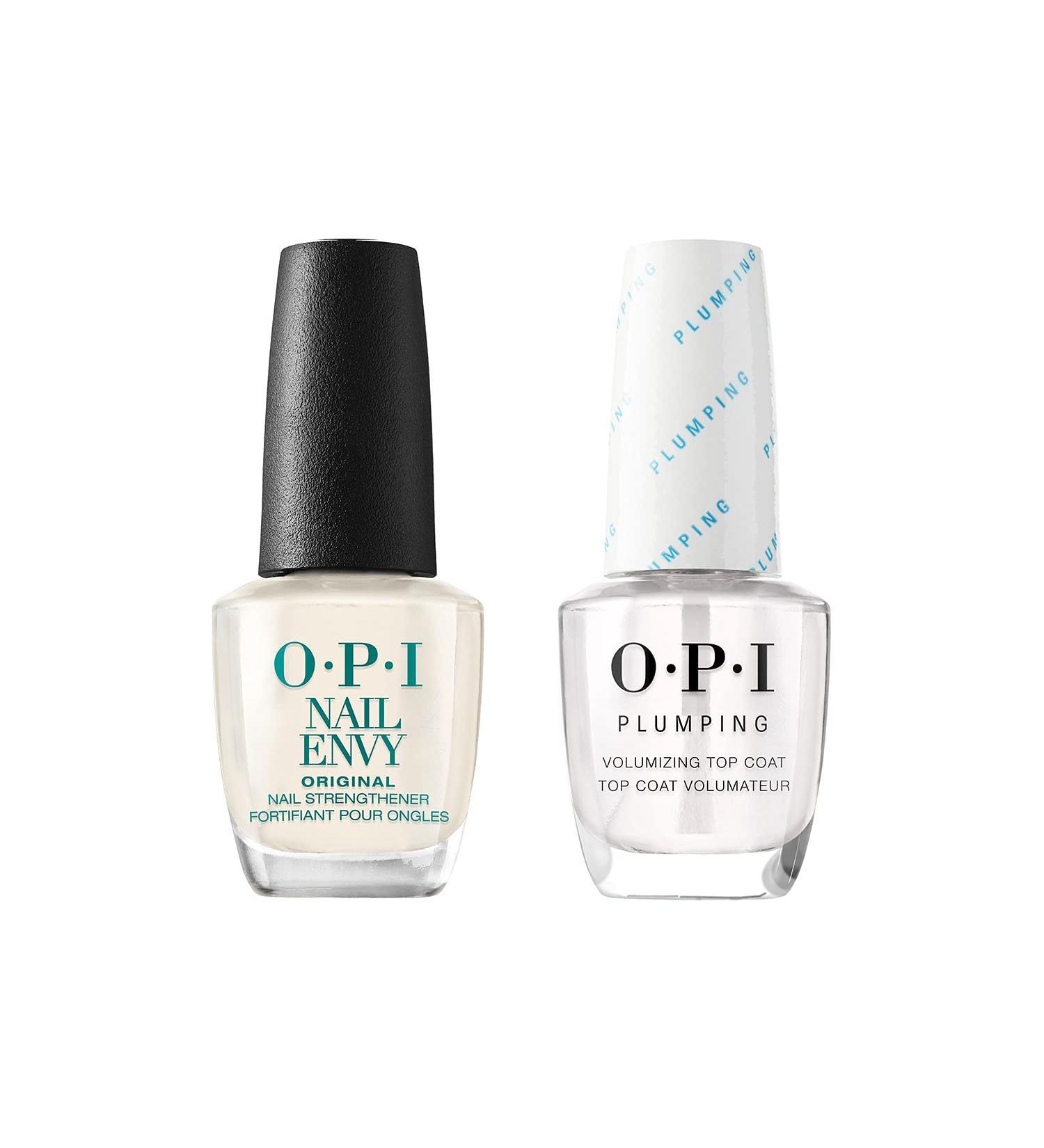 OPI Nail Strengthening Duo Pack - Nail Envy & Plumping Top Coat | 0.5 fl oz each - Best Sellers - Buy Online on GoSupps.com