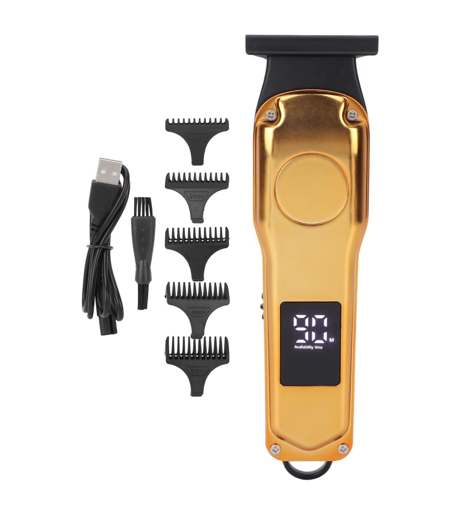 BAGLEV Electric Hair Clipper - Cordless Hair Grooming with 5 Guide Combs & Comfortable Grip | International Shipping Available - Buy Online on GoSupps.com
