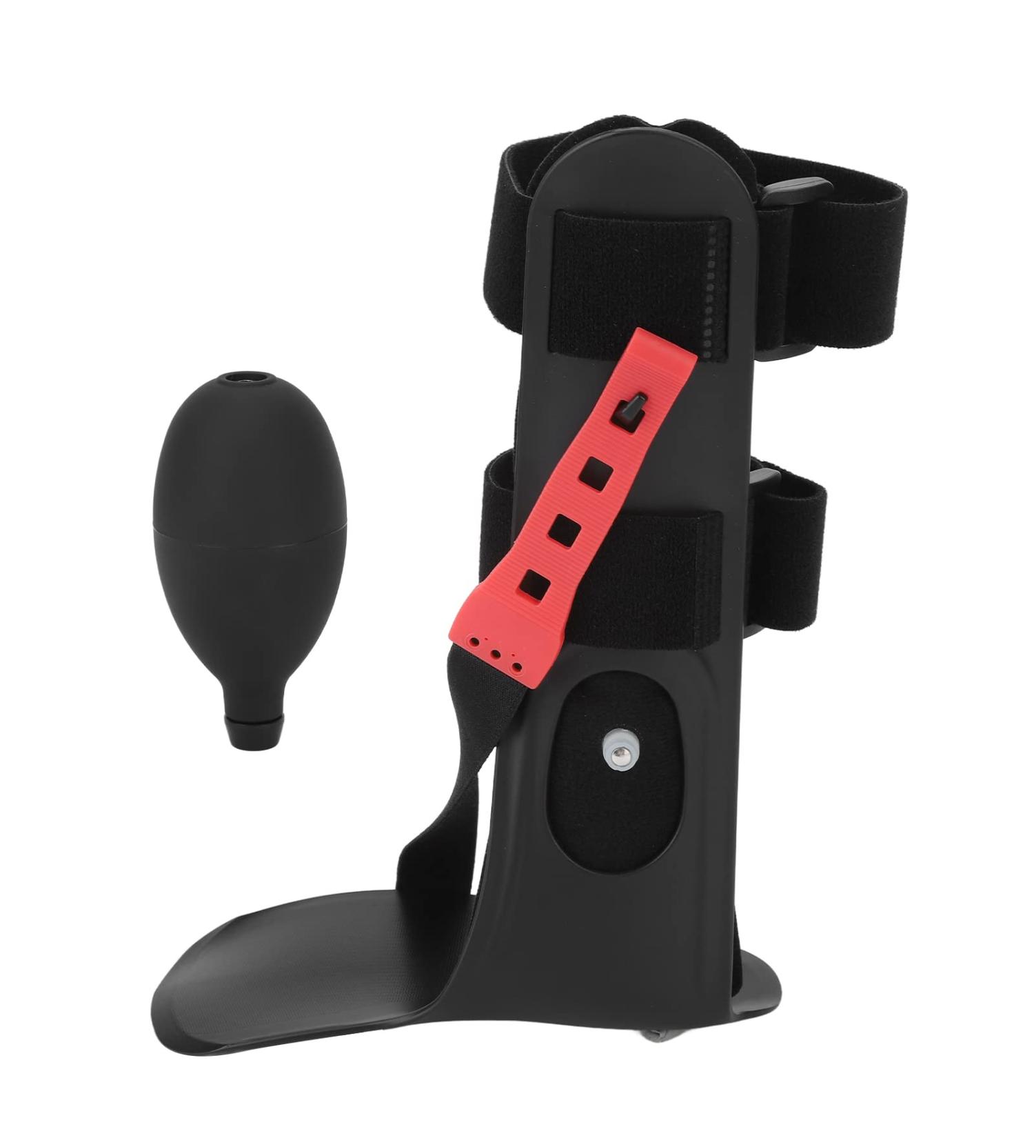 Foot Drop Brace Splint - Inflatable Ankle Orthosis for Hemiplegia & Stroke | Left Foot Drop Foot Stabilizer - Buy Online on GoSupps.com