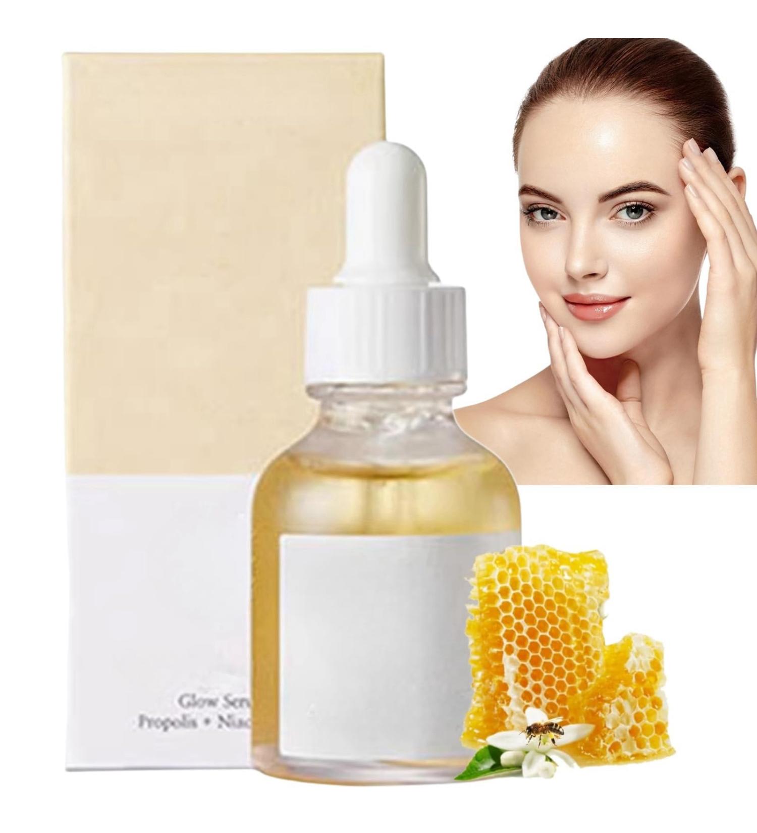 Face Glow Serum with Pro-Polis and Niacinamide Natural Serum for Face Glow Ko-rean Skincare Serum for All Skin Types Niacinamide Serum Hydrating Serum Brightening Serum Skin Tightening Cream for Face - Buy Online on GoSupps.com