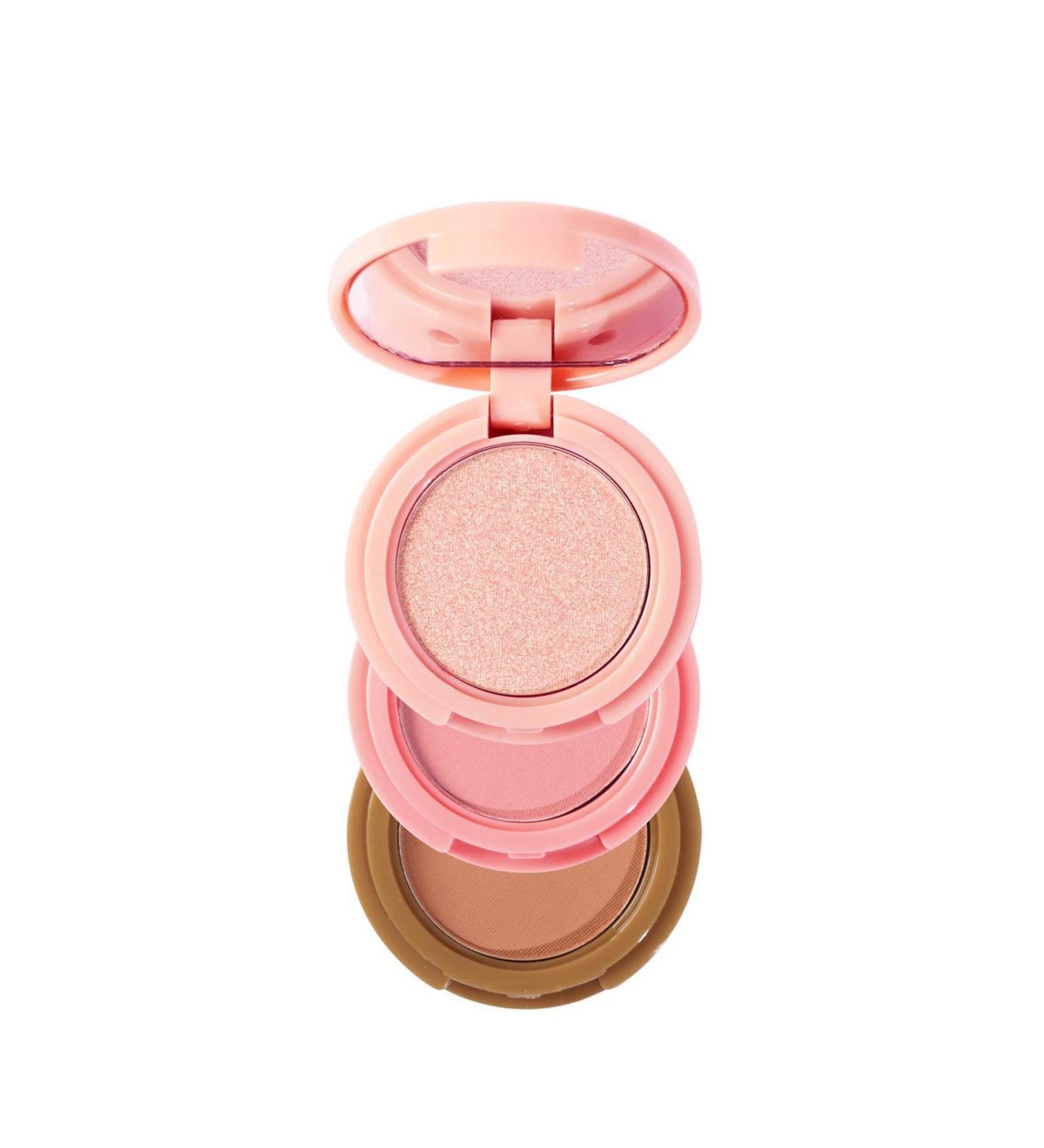 weixinbuy A fine blush powder palette brightens makeup effects and shines a long-lasting brilliant blush Great Choice and Gift for Girls. - Buy Online on GoSupps.com