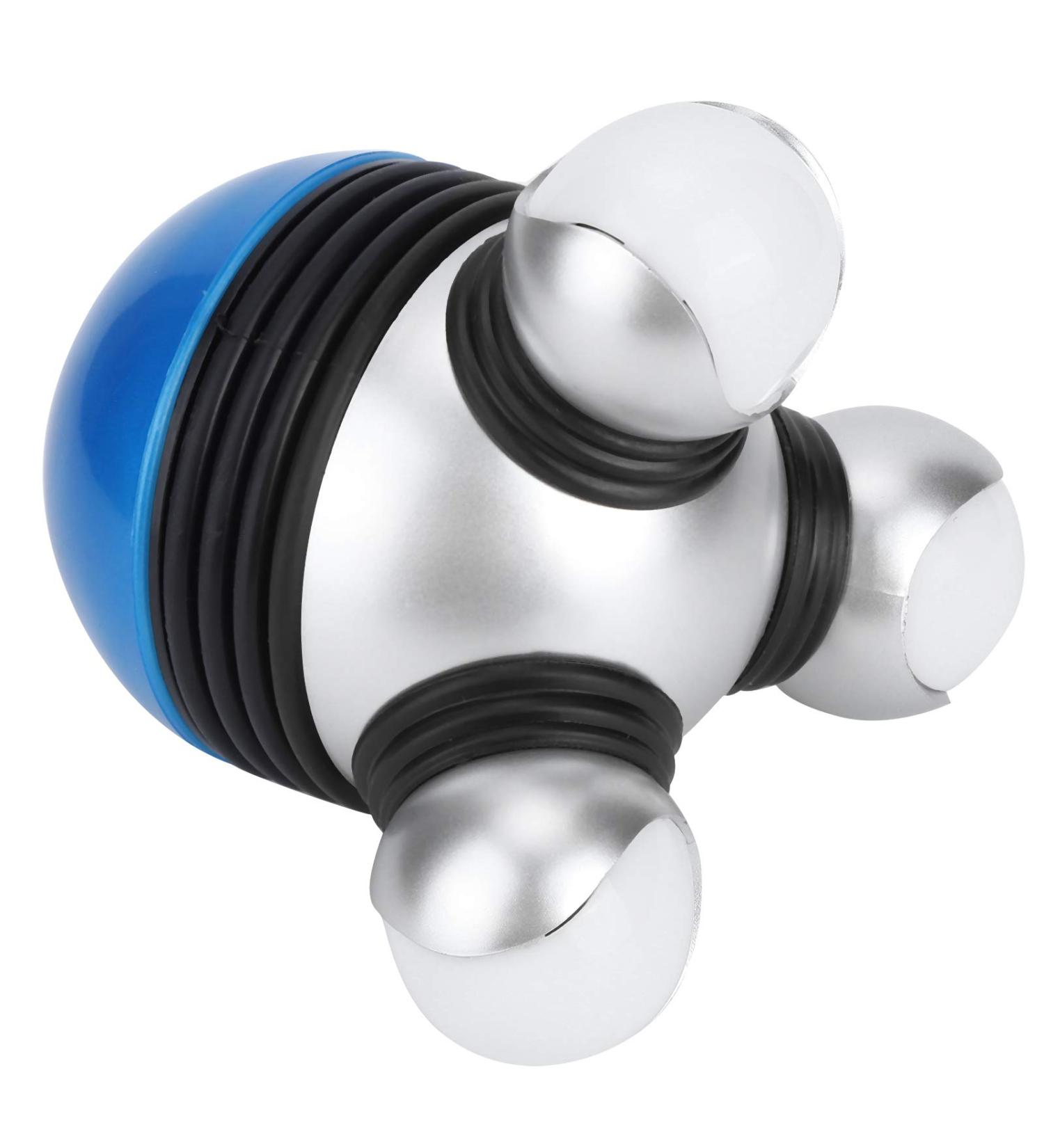 Acouto Blue Body Massager - Vibration Massage Device with LED Light for Head Neck & Leg Relief - Perfect for Travel - Buy Online on GoSupps.com