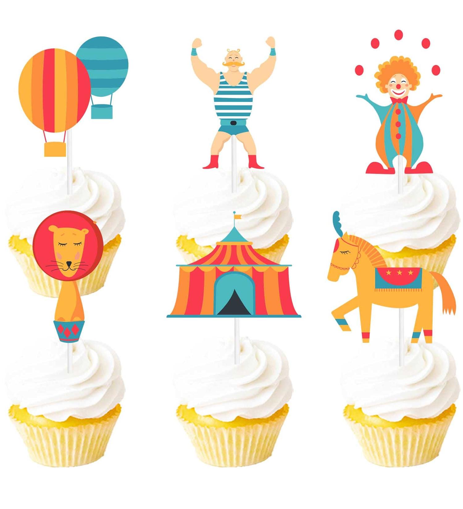 S-Cp-0101 Ice Cream Fruit Dessert Cupcake Topper Colorful Glitter Happy Birthday Sensory Pop Game Theme Decor Supplies Baby Shower Boys Girls Birthday Party Decorations - Buy Online on GoSupps.com