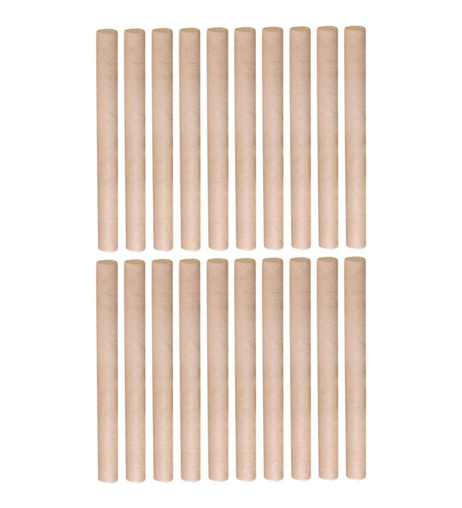 Exceart 20 Pack Smoke-Free Moxa Sticks - Moxibustion Tools for Effective Pain Relief | Handmade Chinese Moxa Strips - Buy Online on GoSupps.com