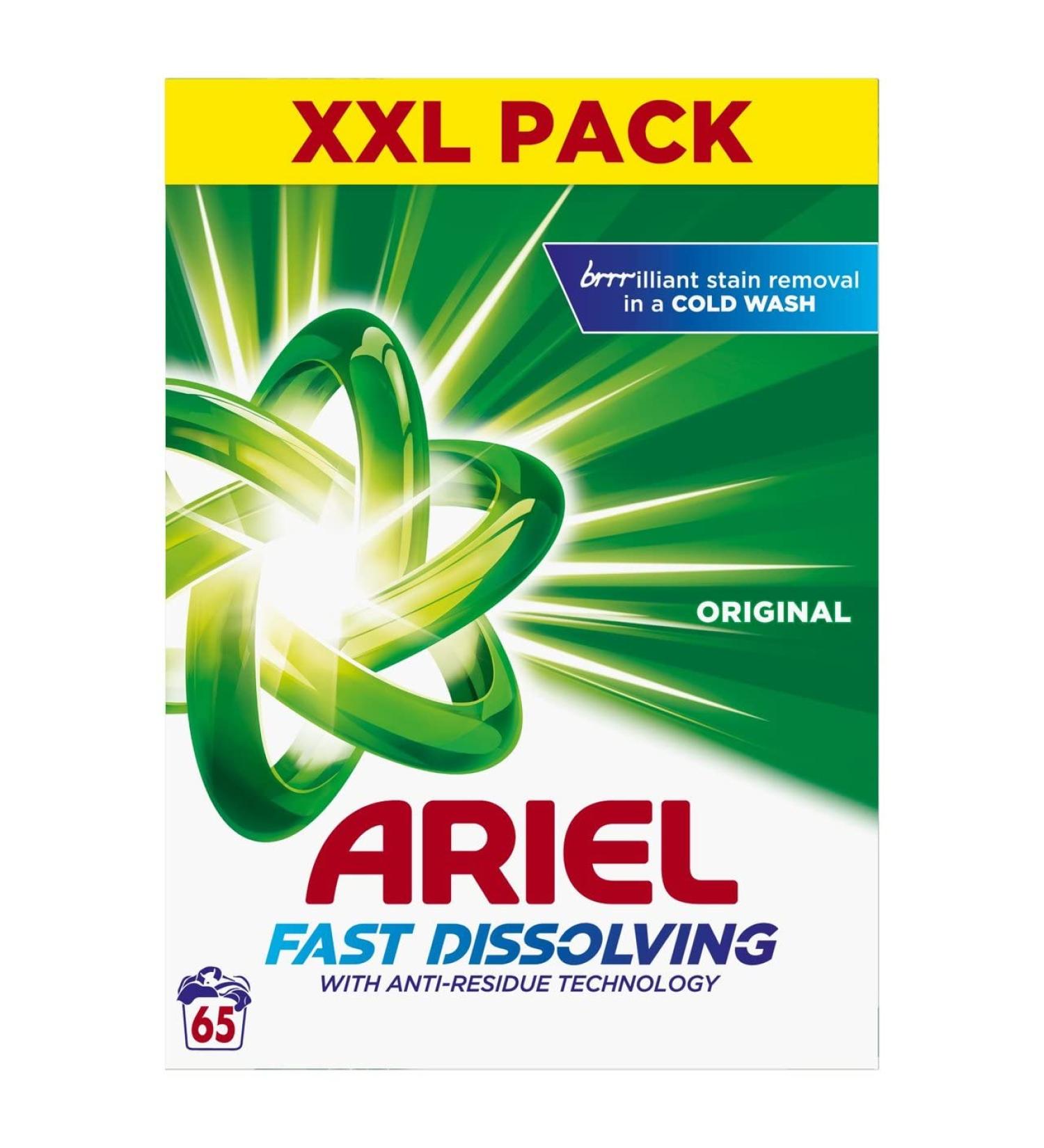 Ariel Washing Powder 4.225kg - 65 Washes - Original Scent - Pack of 1 - Buy Online on GoSupps.com