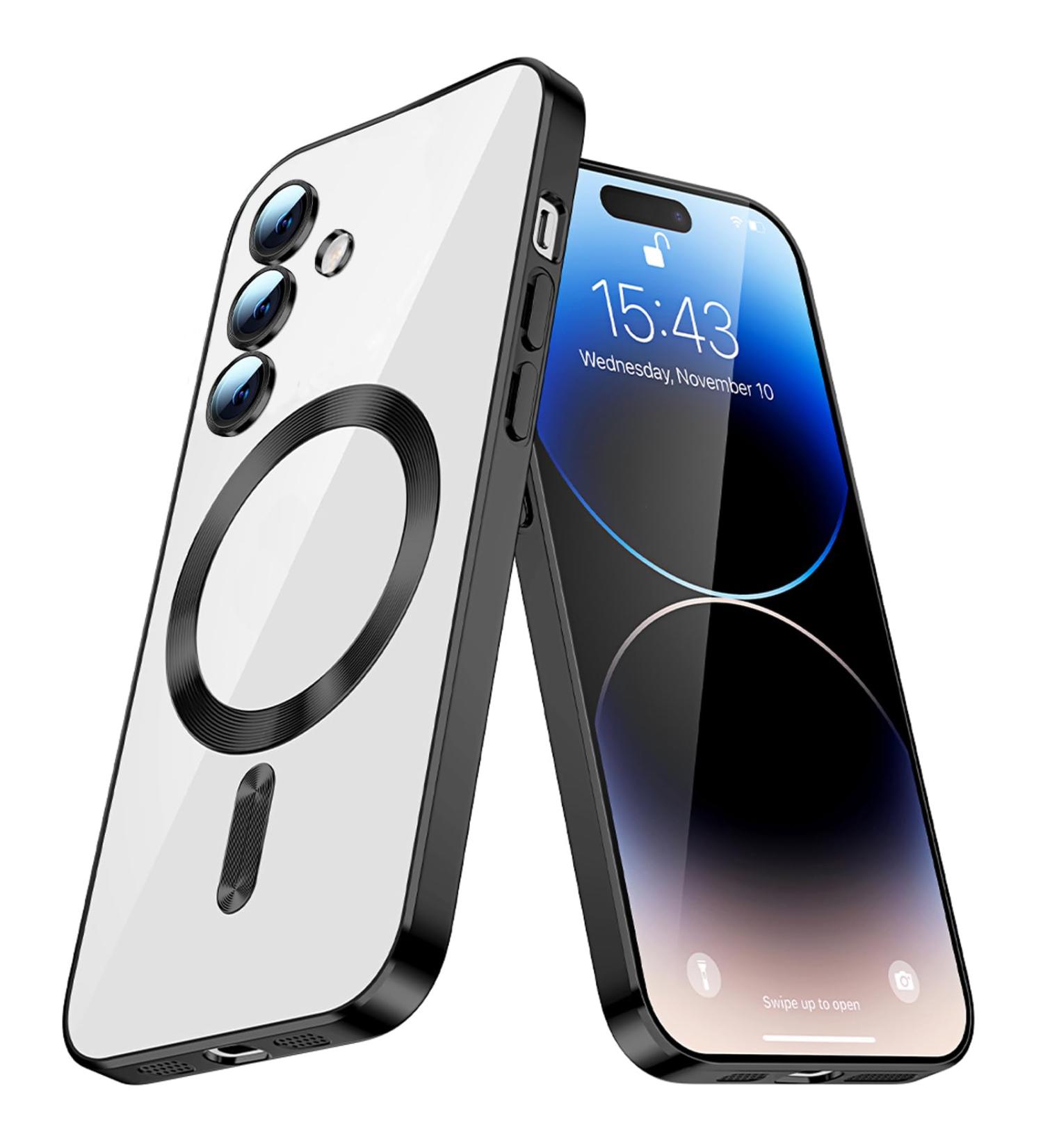 Buy Asdsinfor Protective Cover for Samsung Galaxy S22 Plus Slim Silicone TPU Case Cute & Luxurious Design Magnetic Transparent for Women & Girls - Buy Online on GoSupps.com