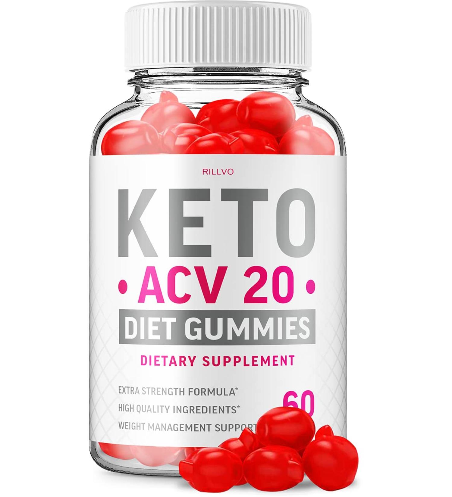 Keto ACV Gummies - Advanced Formula with 20 Shark Tank Approved Apple Cider Vinegar Gummies (60 Gummies) - Buy Online on GoSupps.com
