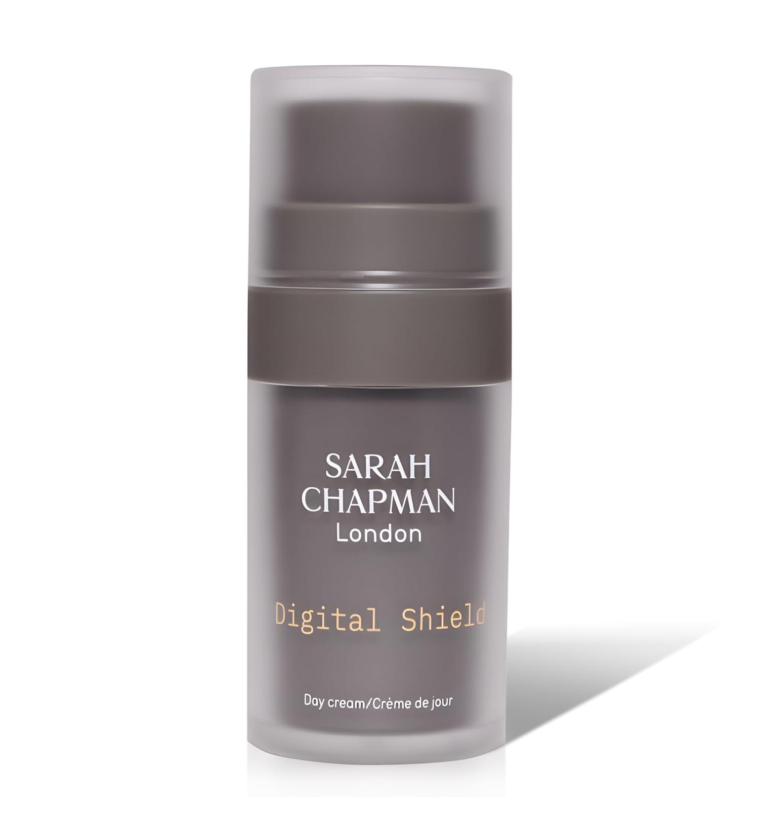 Sarah Chapman Digital Shield Day Cream - Lightweight Antioxidant Moisturiser with Anti-Pollution & Blue Light Protection - Energises Skin & Boosts Natural Luminosity 50ml - Buy Online on GoSupps.com