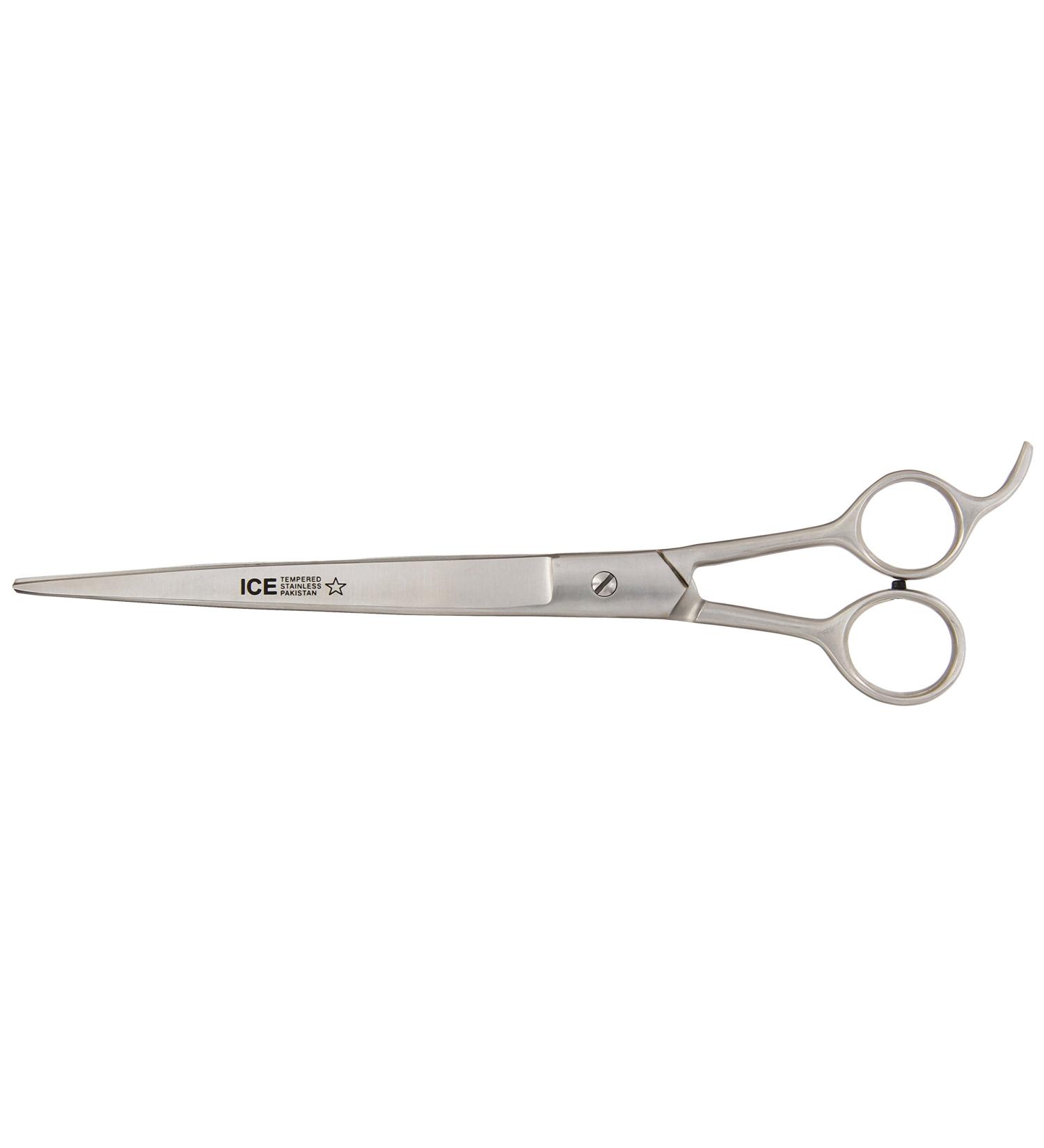 Tamsco Hairdressing Scissors with Rest 26.7 cm Stainless Steel Ice Hardened Beveled Edges Straight