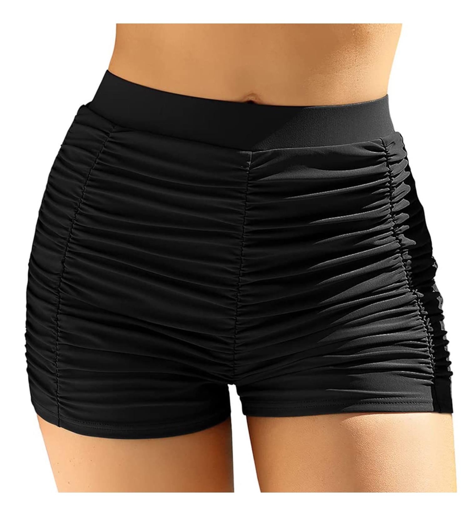 Stylish Black Swimwear Skirt - Women's Sporty Bikini Pants & Elegant Beach Fashion - Buy Online on GoSupps.com