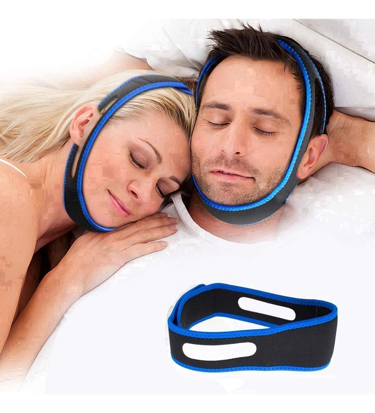 Croerw Effective Snoring Solution: Anti Snoring Chin Strap for CPAP Users Improved Sleep Quality with Jaw Strap for Sleeping Perfect for Men and Women with Sleep Apnea-Blue - Buy Online on GoSupps.com